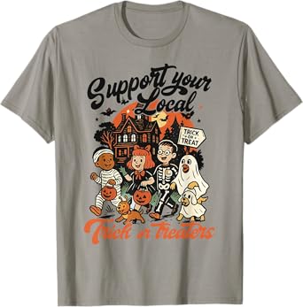 Support Your Local Trick or Treaters Shirt, Retro Halloween T-Shirt