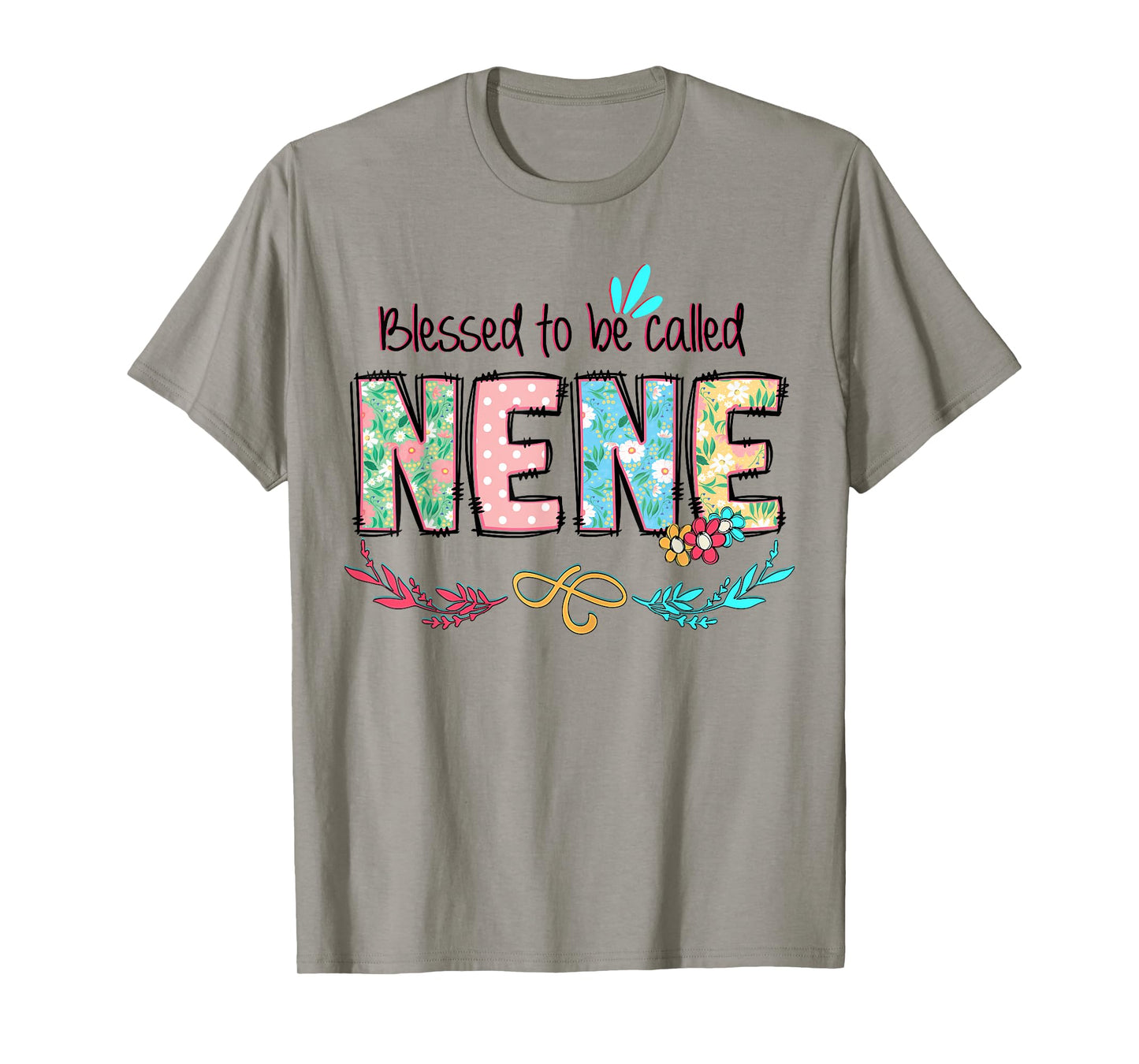 Blessed to Be Called Nene Floral Mother's Day T-Shirt