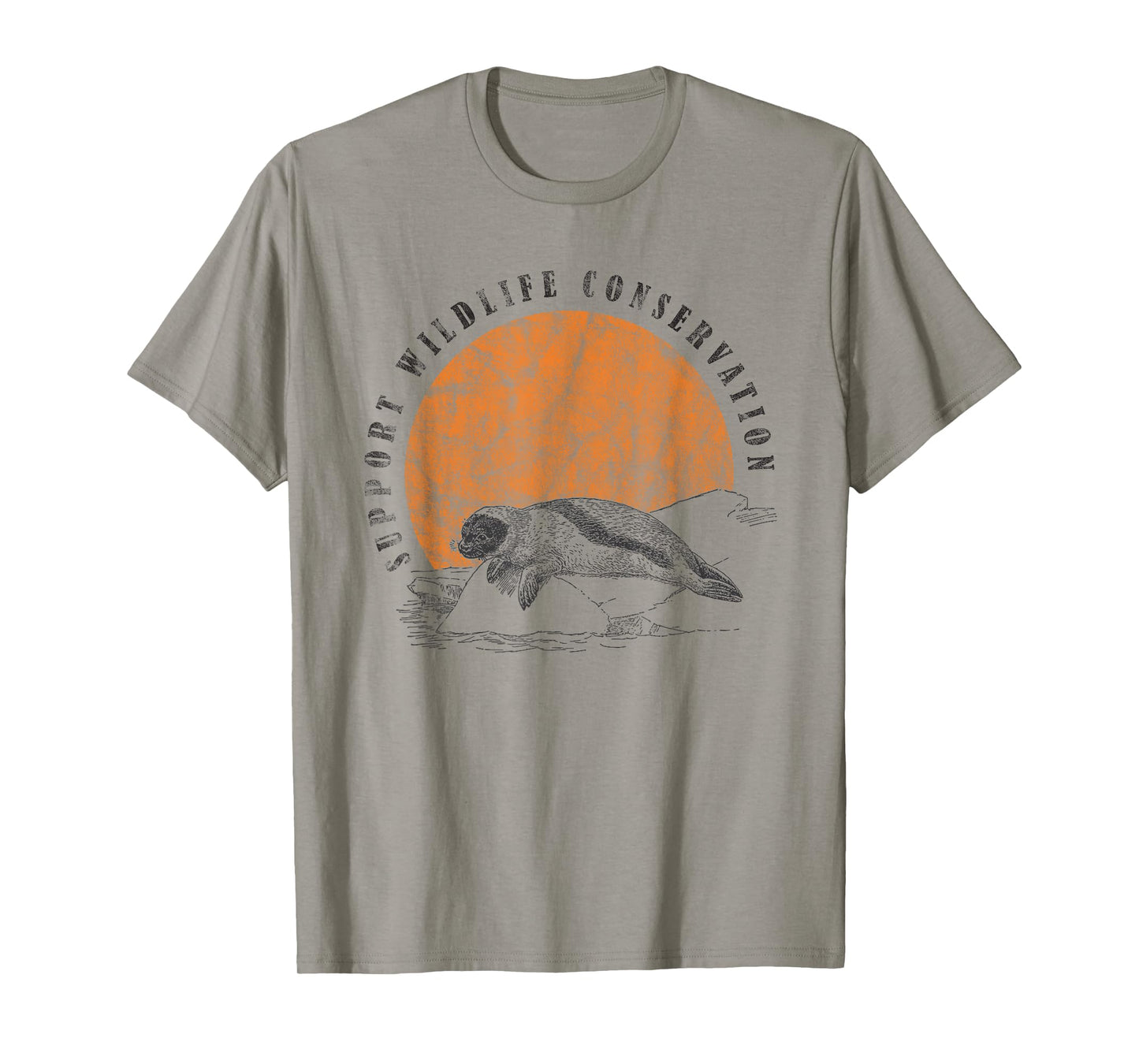 Vintage Wildlife Conservation Baby Seal Lover Gift T-Shirt