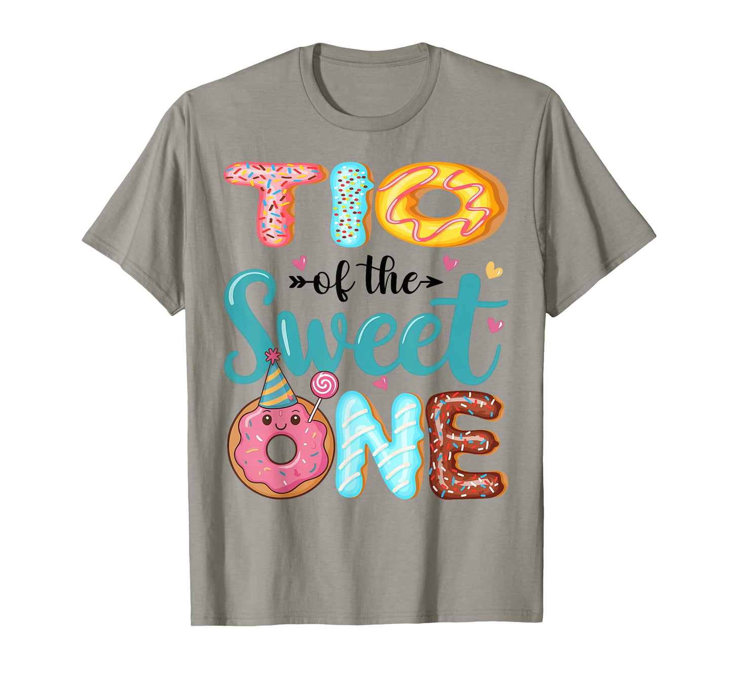 Tio Of The Sweet One 1st Birthday Girl Donut Party T-Shirt