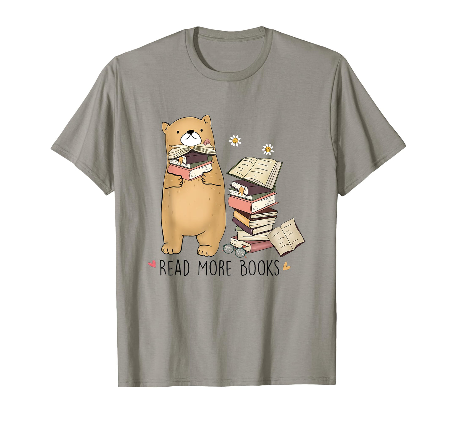 Read More Books Reading Book Lovers Bear T-Shirt