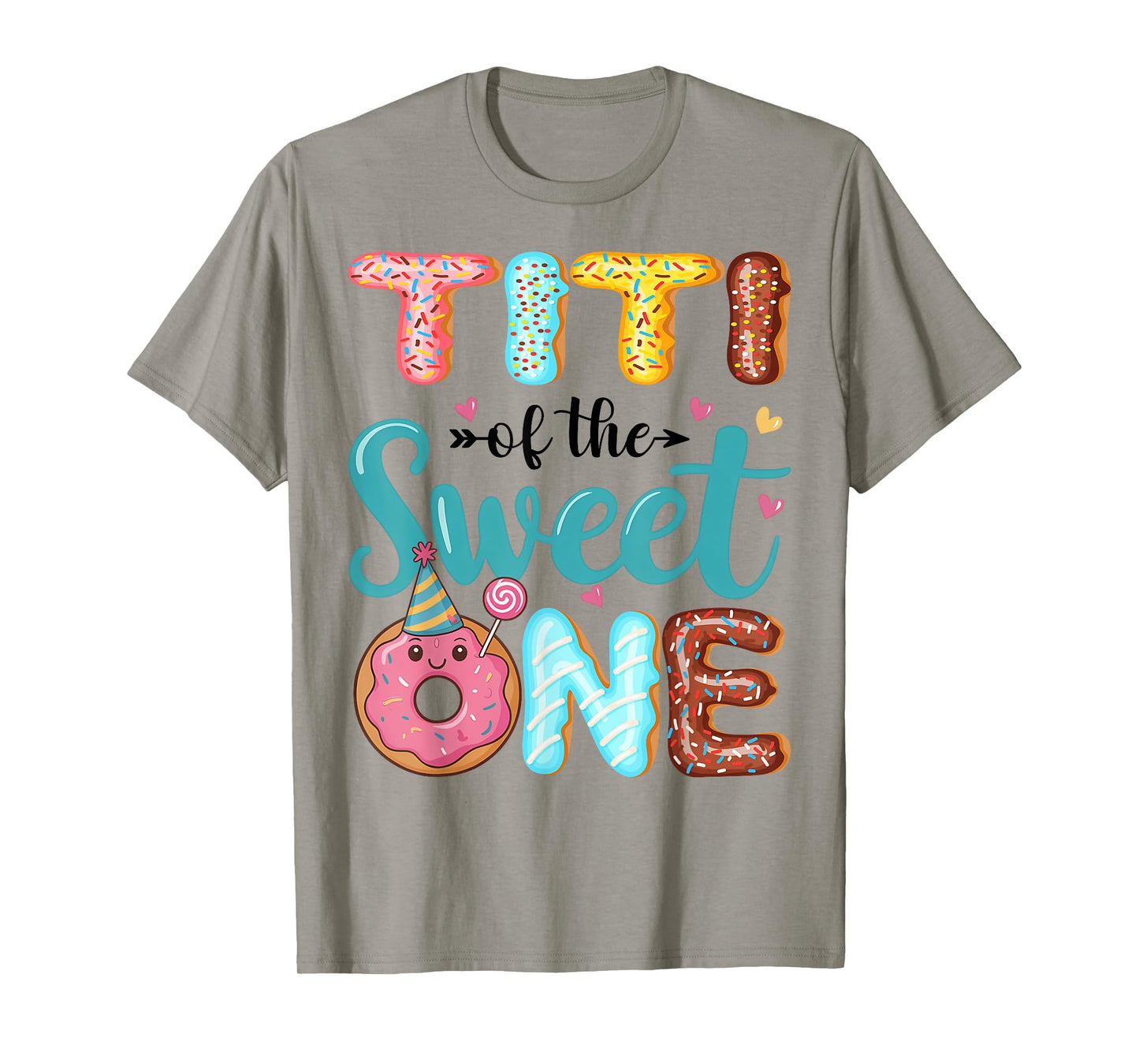 Titi Of The Sweet One 1st Birthday Girl Donut Party T-Shirt