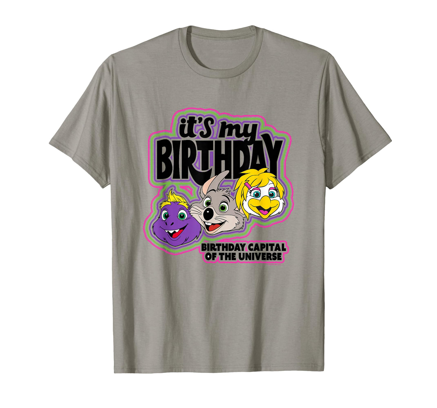 Chuck E. Cheese Birthday Capital Of The Universe Vintage T-Shirt