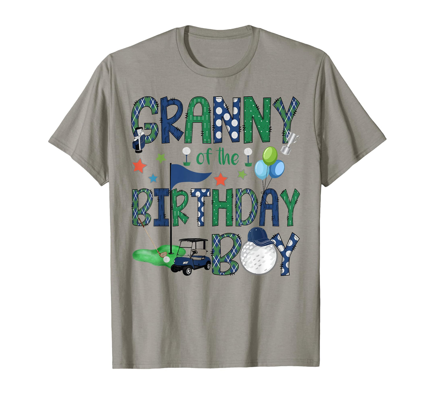Granny Of The Birthday Boy Hole In One Golf Lover T-Shirt