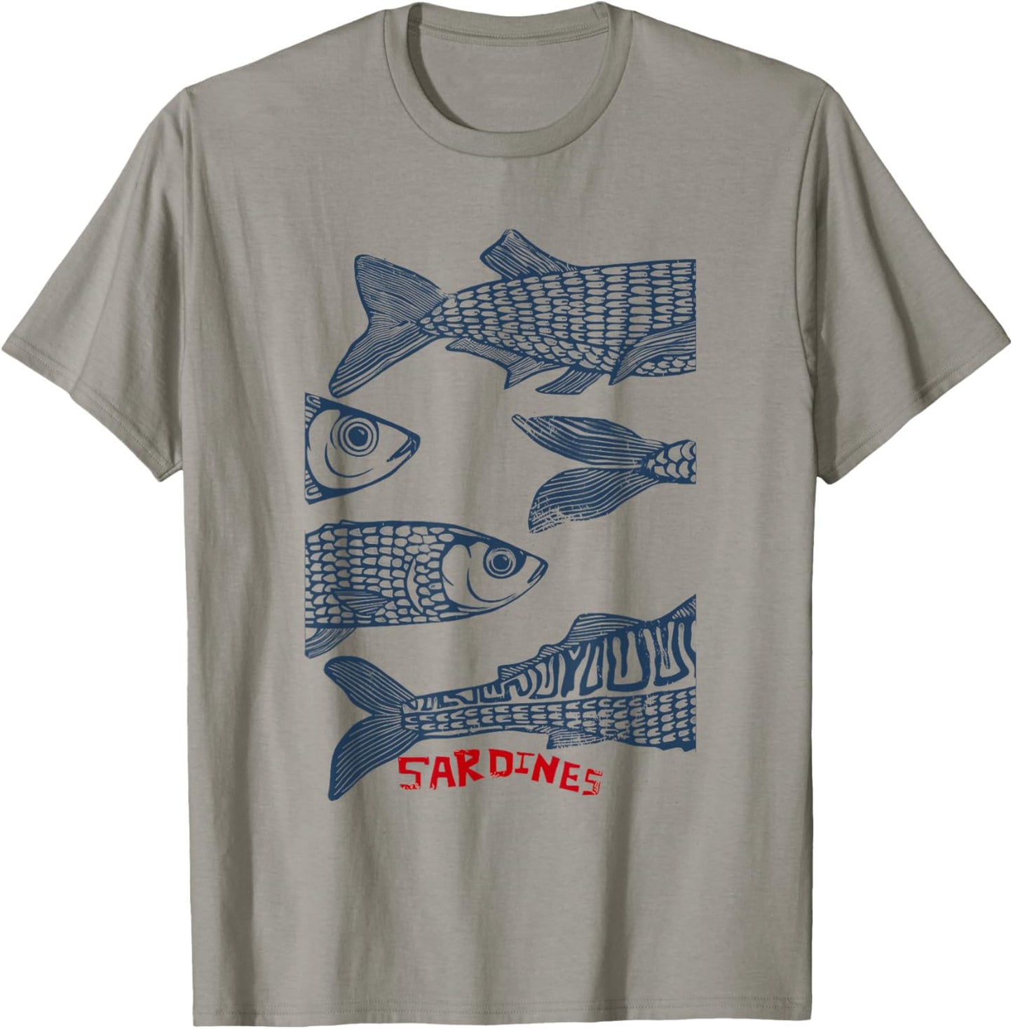 Sardines Tinned Fish Retro Graphic For Men Women T-Shirt