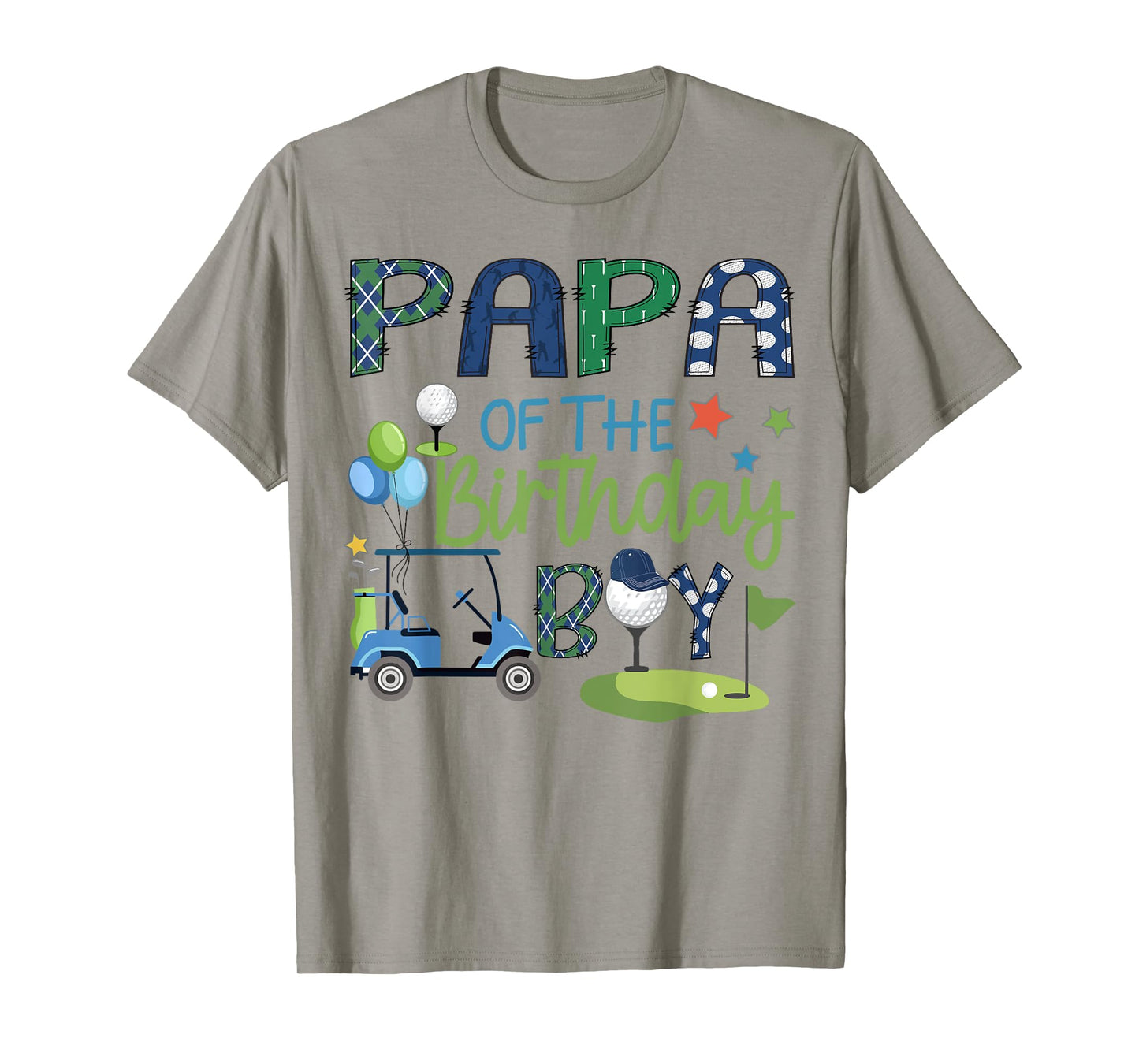 Papa Of The Birthday Boy Hole in One Golf Sport T-Shirt