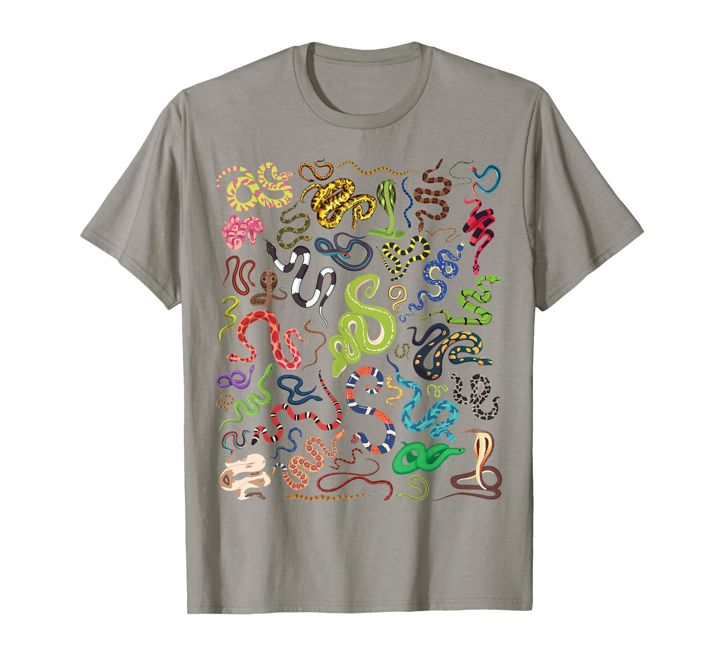 Types Of Snakes Educational Herpetologist Kids Boys Girls T-Shirt