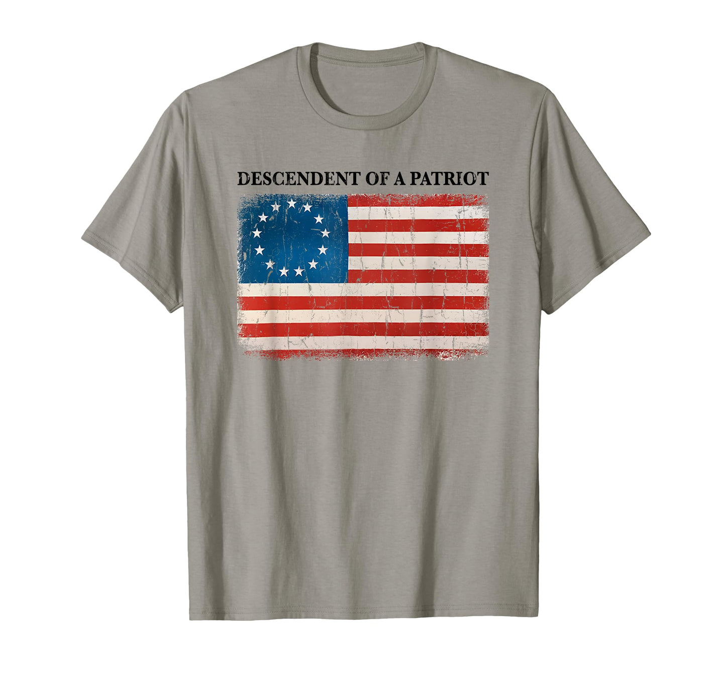 Descendant Of A Patriot, American Flag, 4th Of July T-Shirt