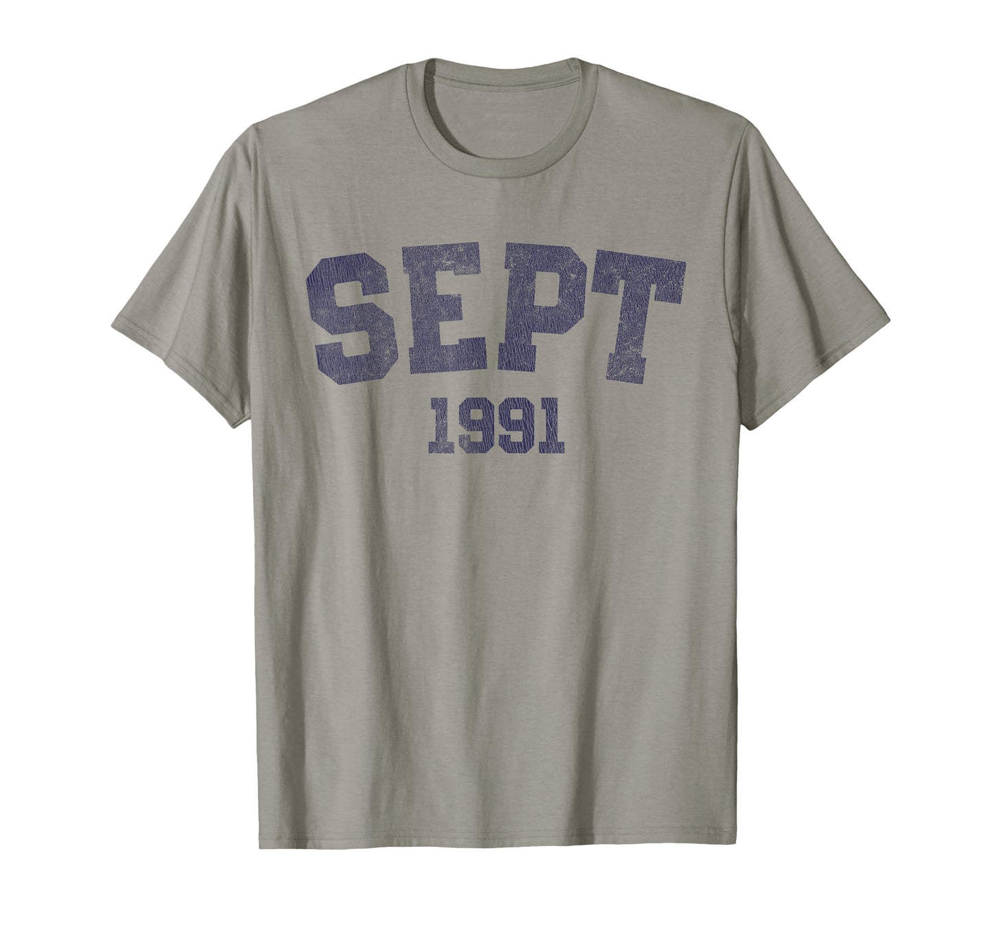 September - Vintage 1991 34th Birthday 34 Years Old T-Shirt