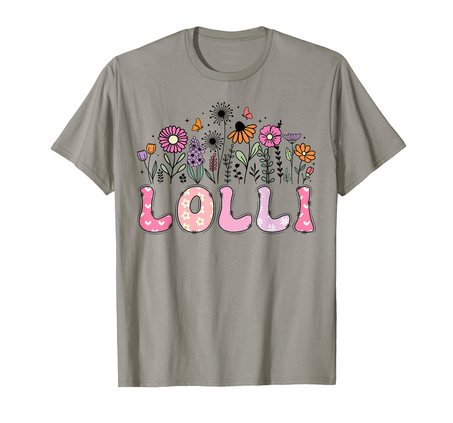 Wildflower Lolli Of The Birthday Girl Floral Retro Hippie T-Shirt