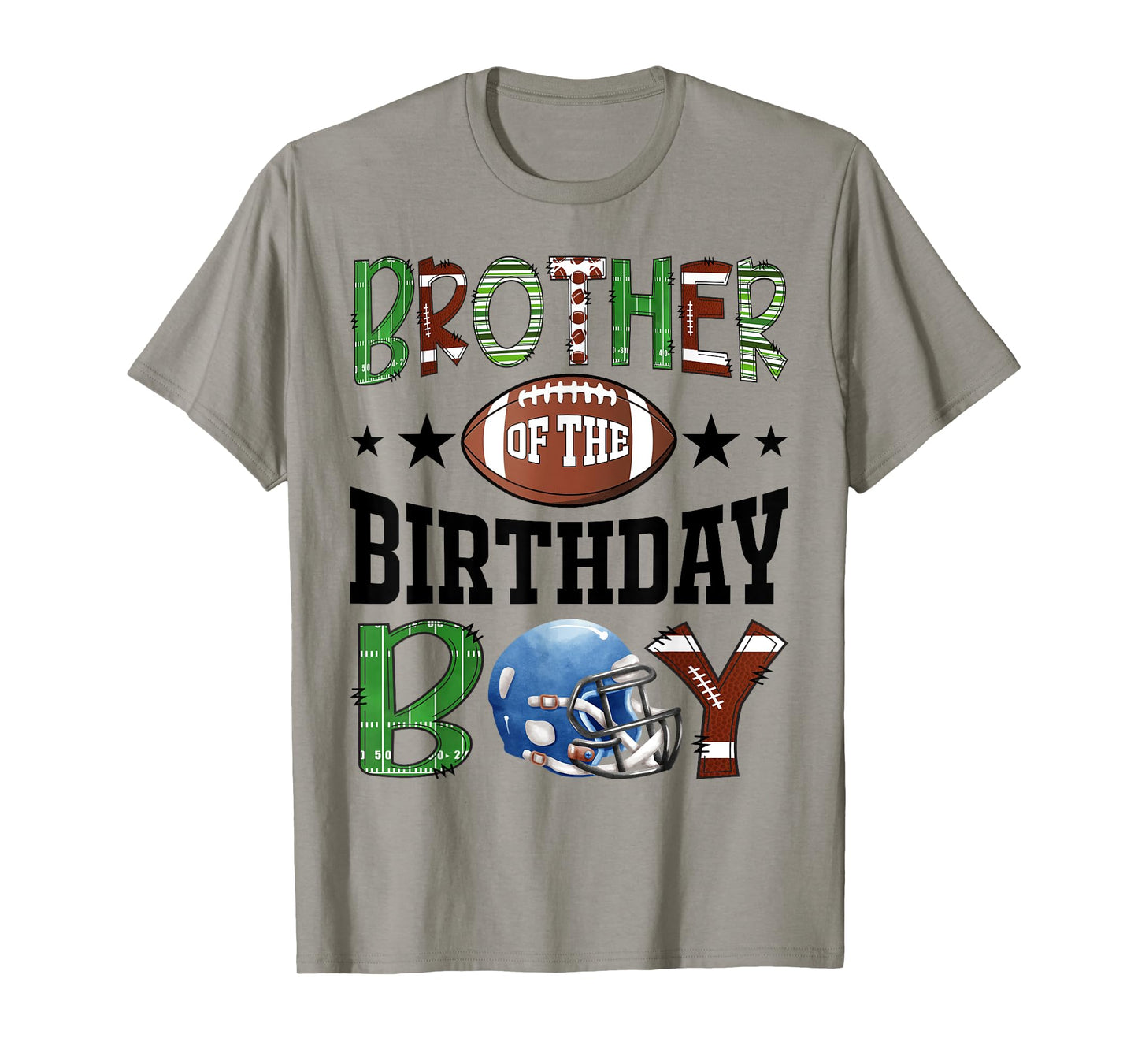Brother Of The Birthday Boy Football Lover Game Day T-Shirt