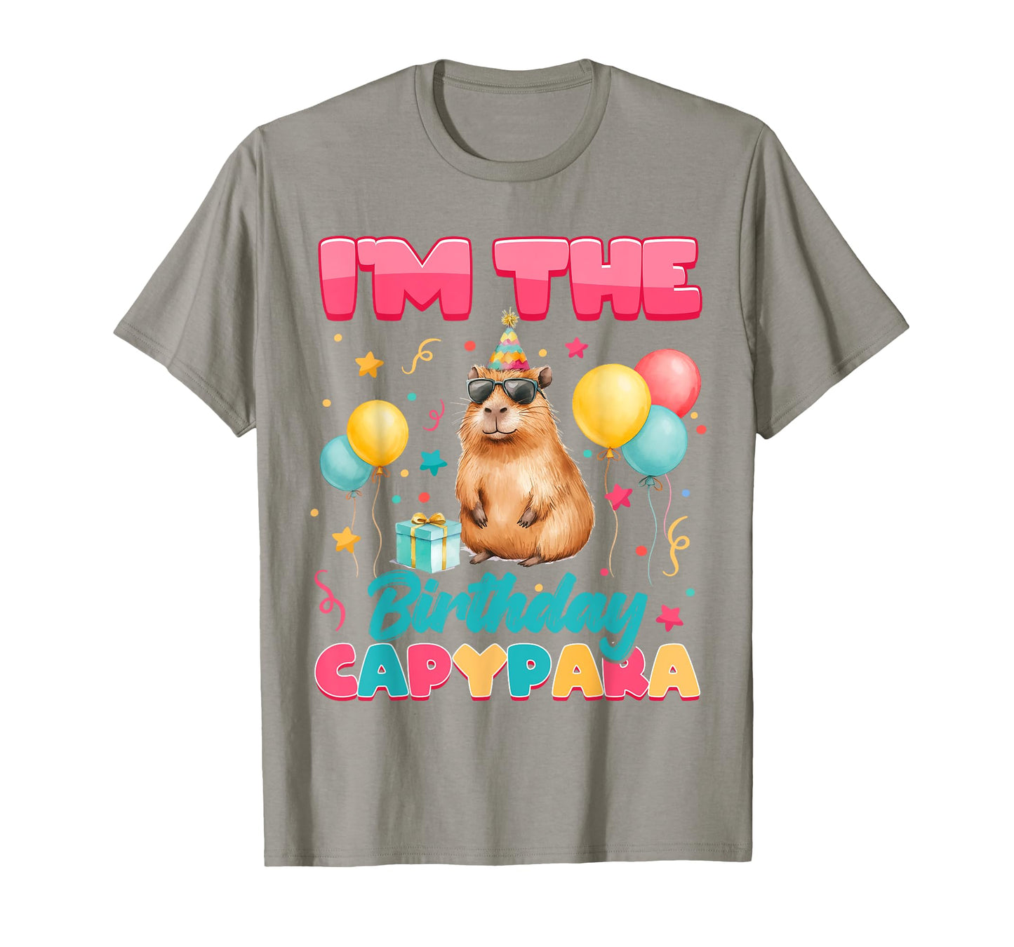 Im The Birthday Capybara Group Family Matching Party T-Shirt