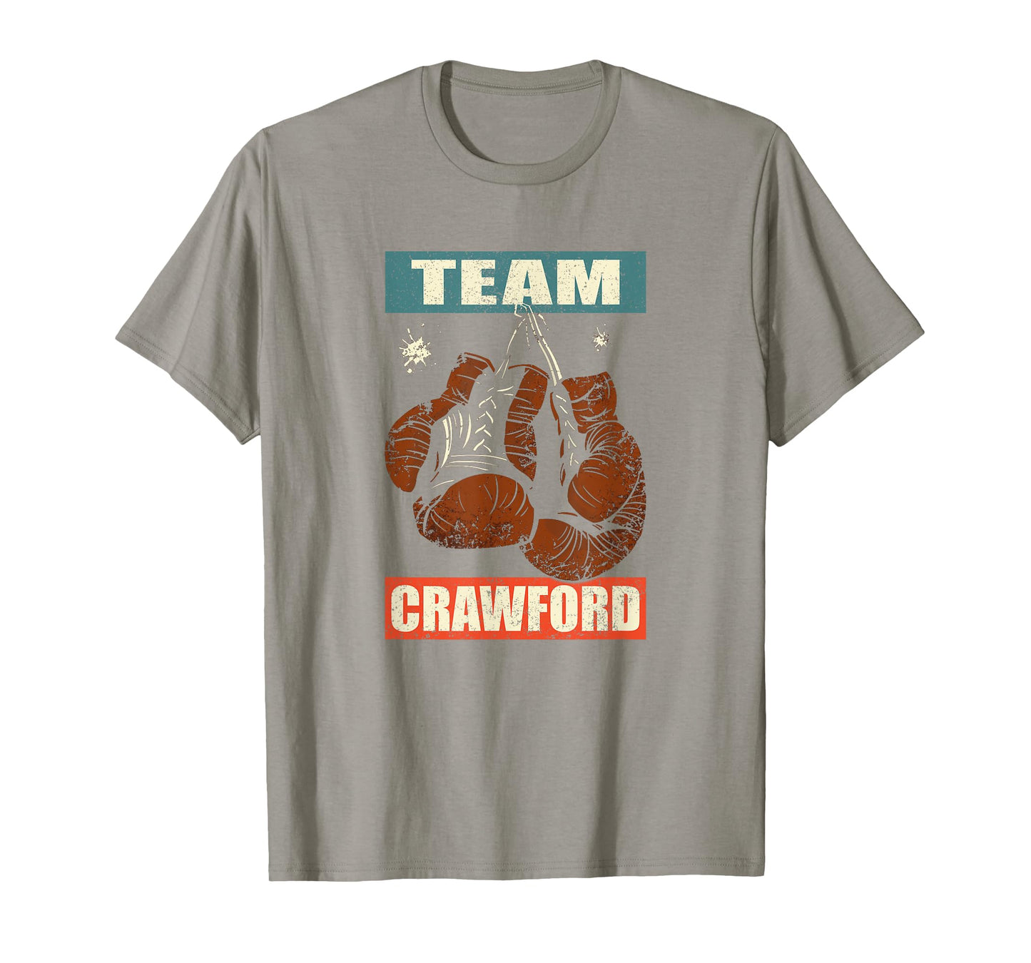 Crawford Last Name Retro Family Crawford Boxing T-Shirt