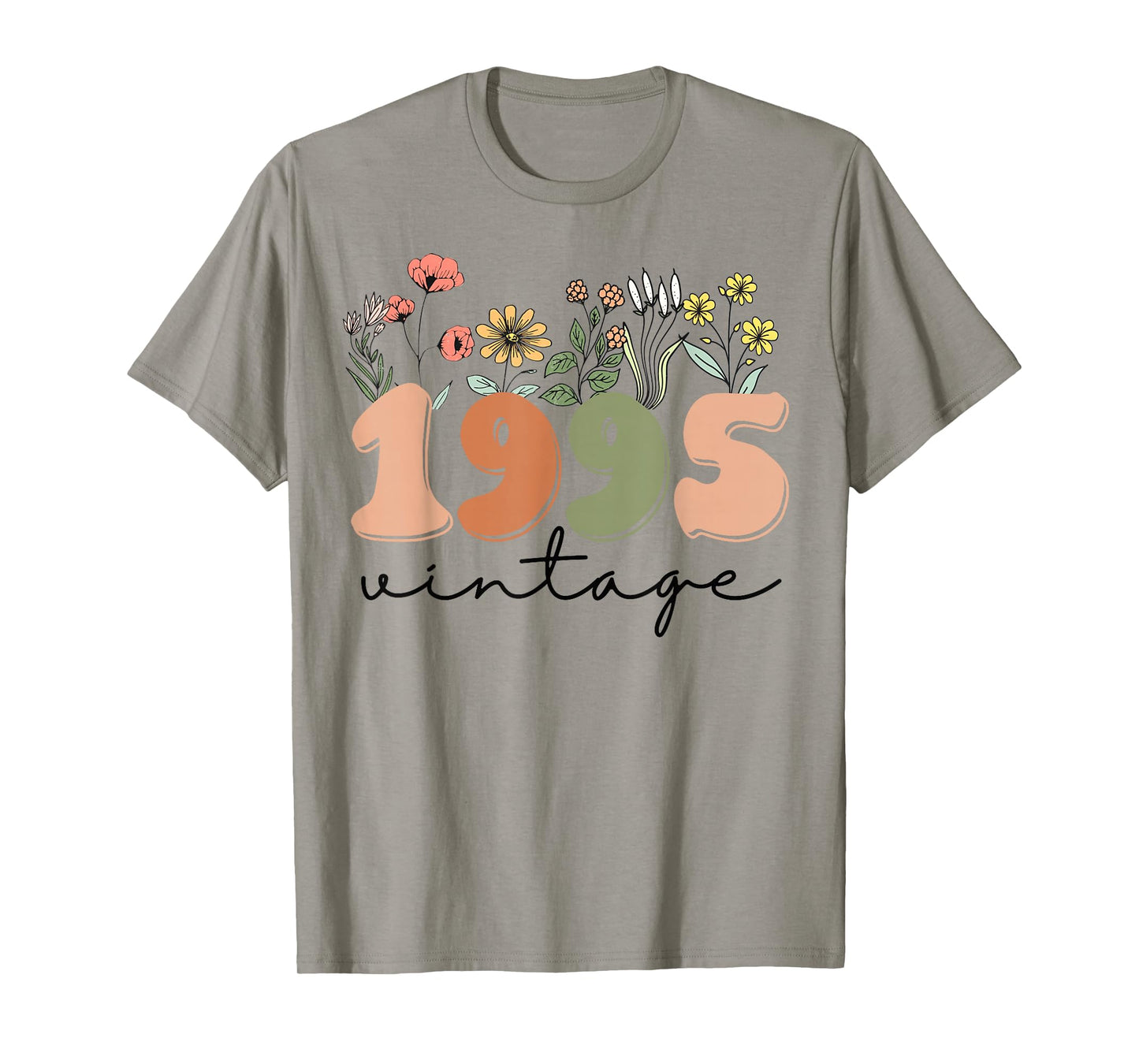 30 Years Old Vintage 1995 30th Birthday Tee Wildflower Women T-Shirt