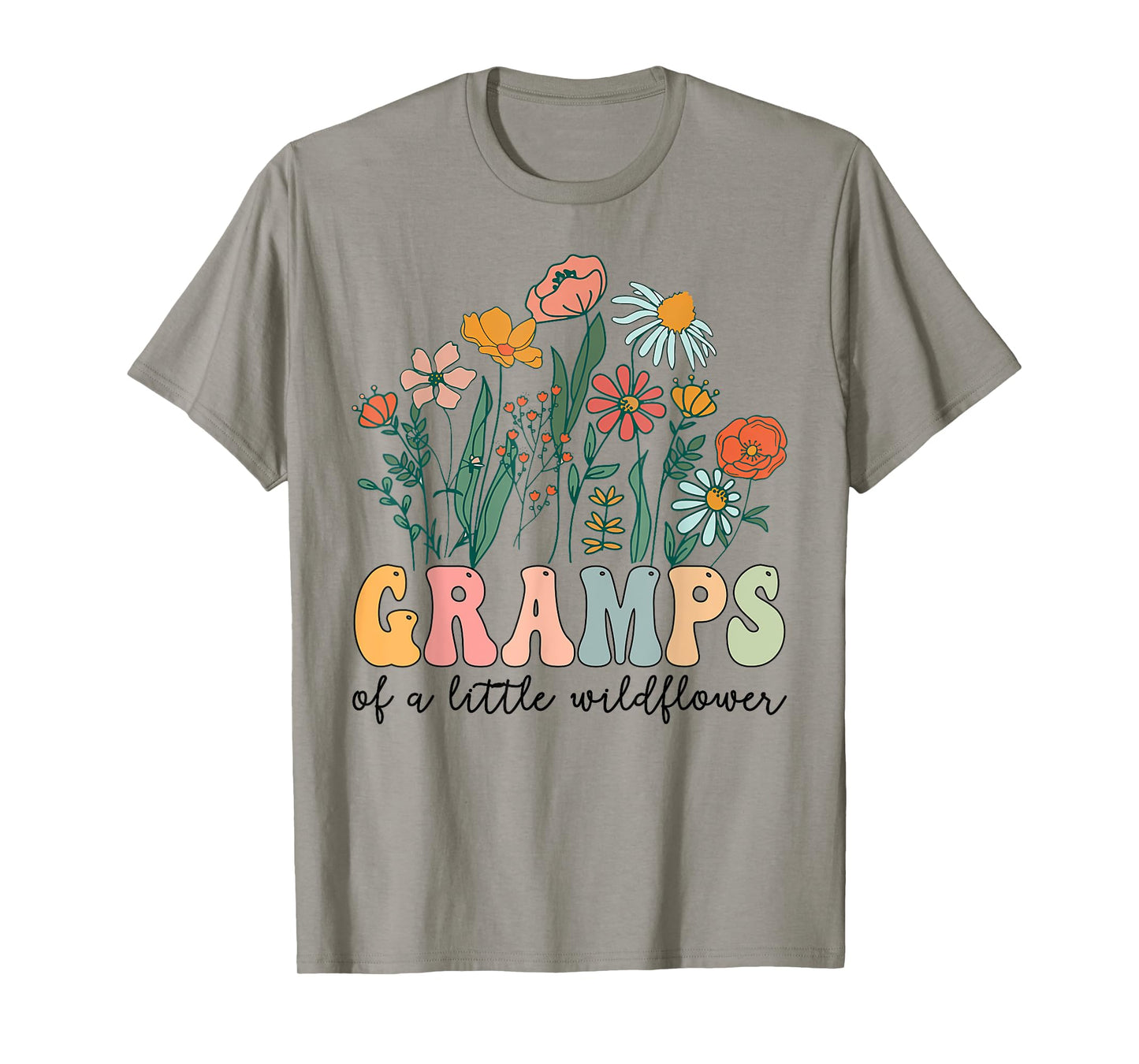 Gramps Of The Little Wildflower Birthday Party Baby Shower T-Shirt