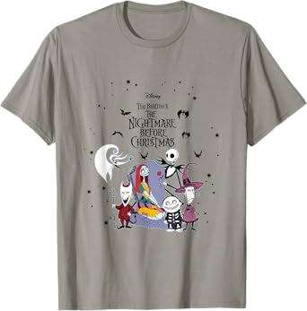 Disney The Nightmare Before Christmas Jack And Sally Cast T-Shirt