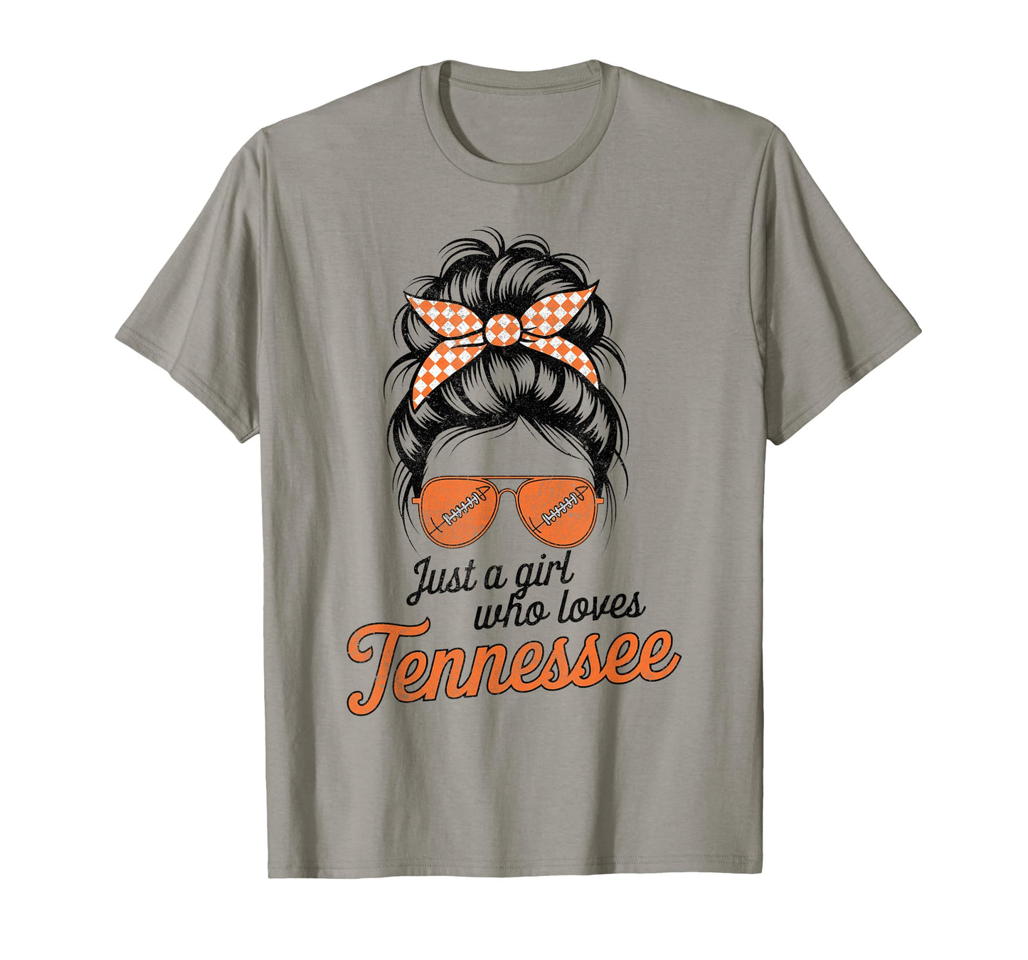 Just a Girl Who Loves Tennessee Tennessee Women Girls Moms T-Shirt