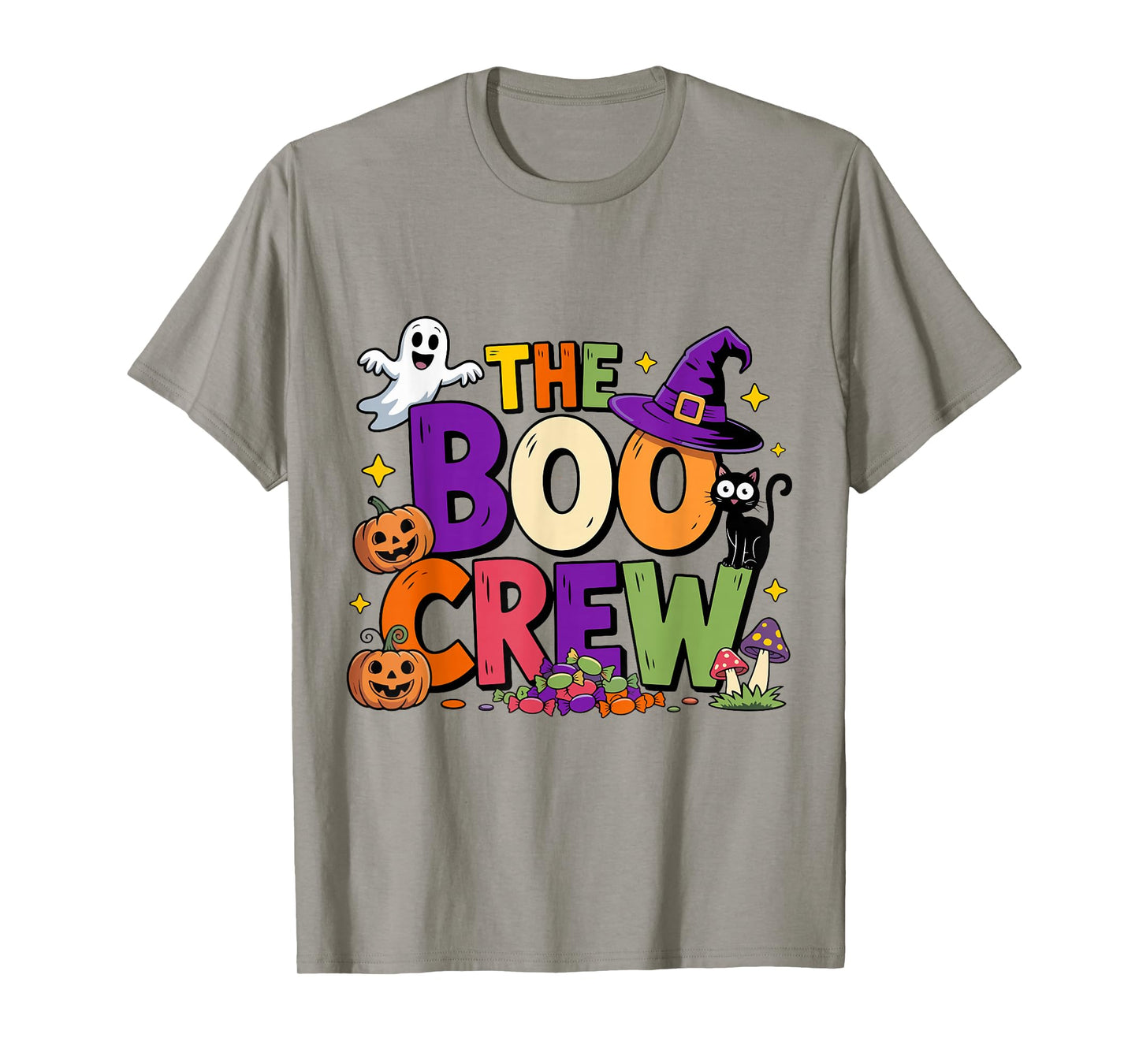 Halloween The Boo Crew Cute Ghost Spooky Family Matching T-Shirt