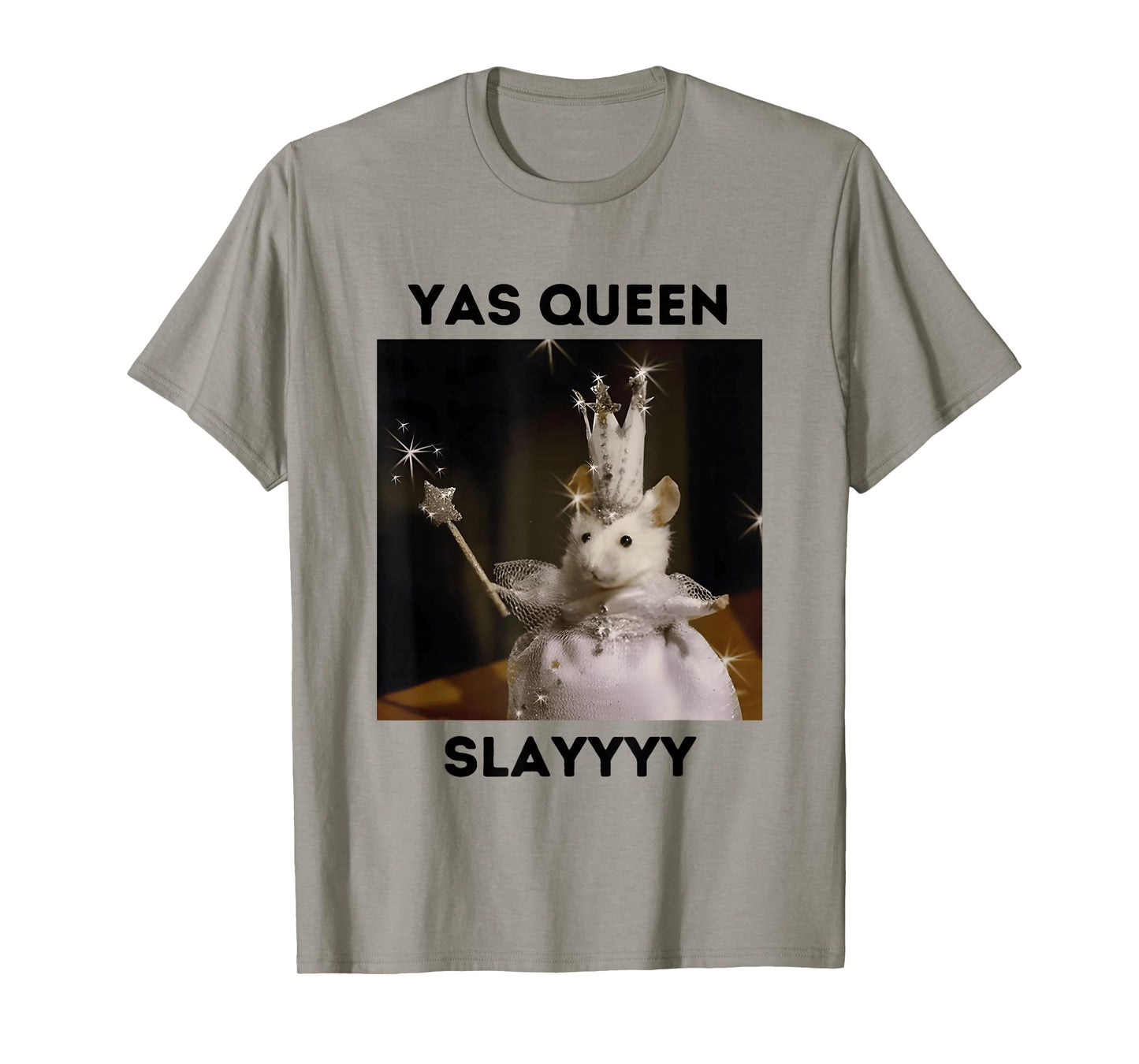 Yas Queen Slay Funny Meme Sarcastic Costume Tees T-Shirt