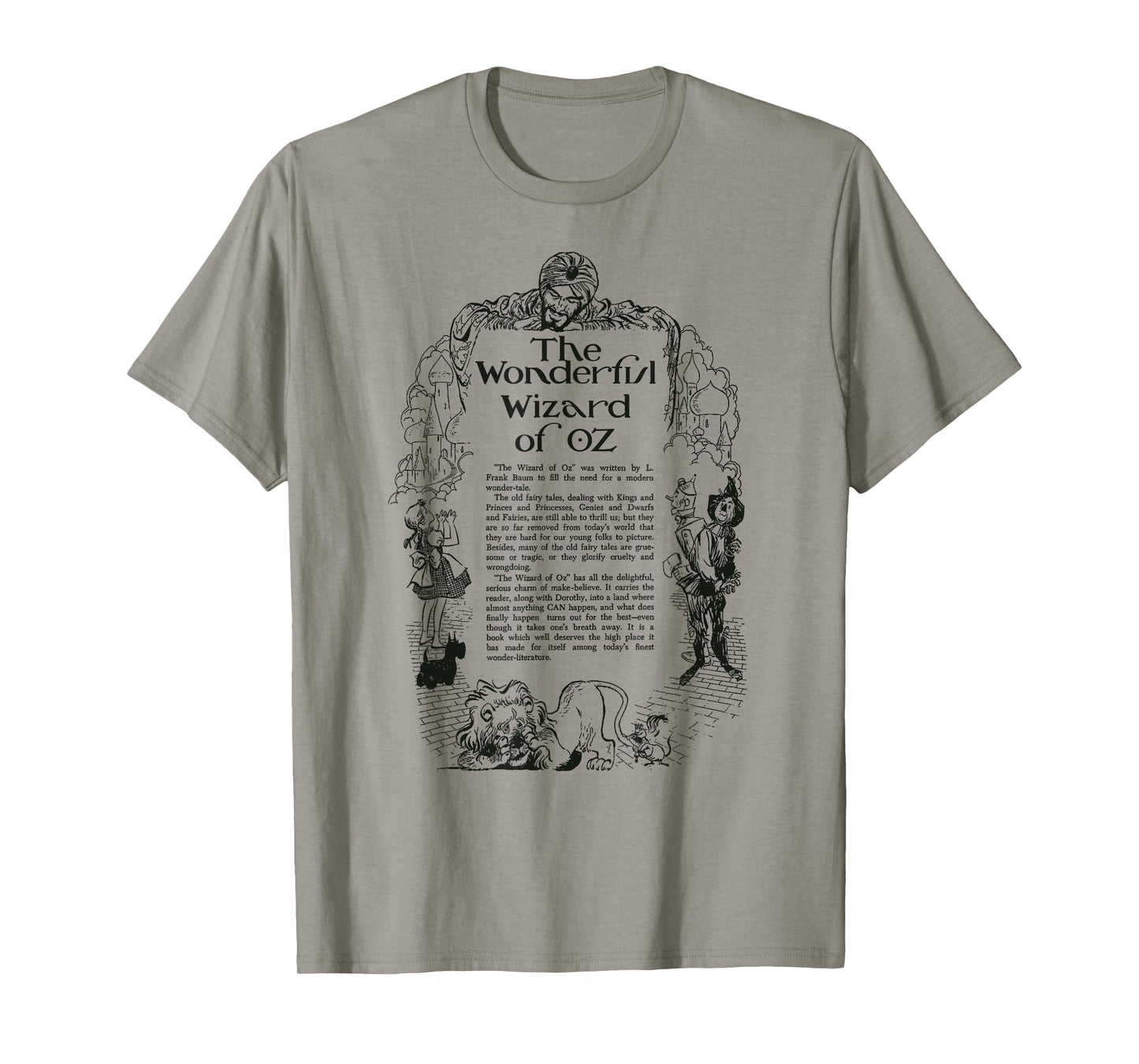 Retro Vintage Wizard of OZ Gifts Oz Book Dorothy Toto Lion Scarecrow Tin Man Wizard of OZ T-Shirt