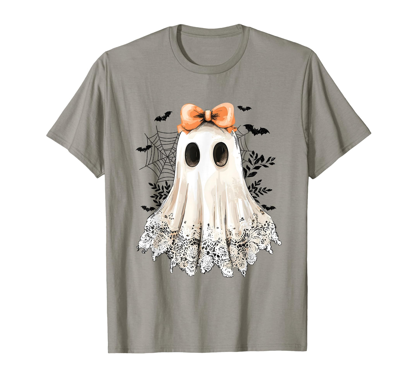 Coquette Lace Ghost Boo In Boojee Halloween Spooky Season T-Shirt