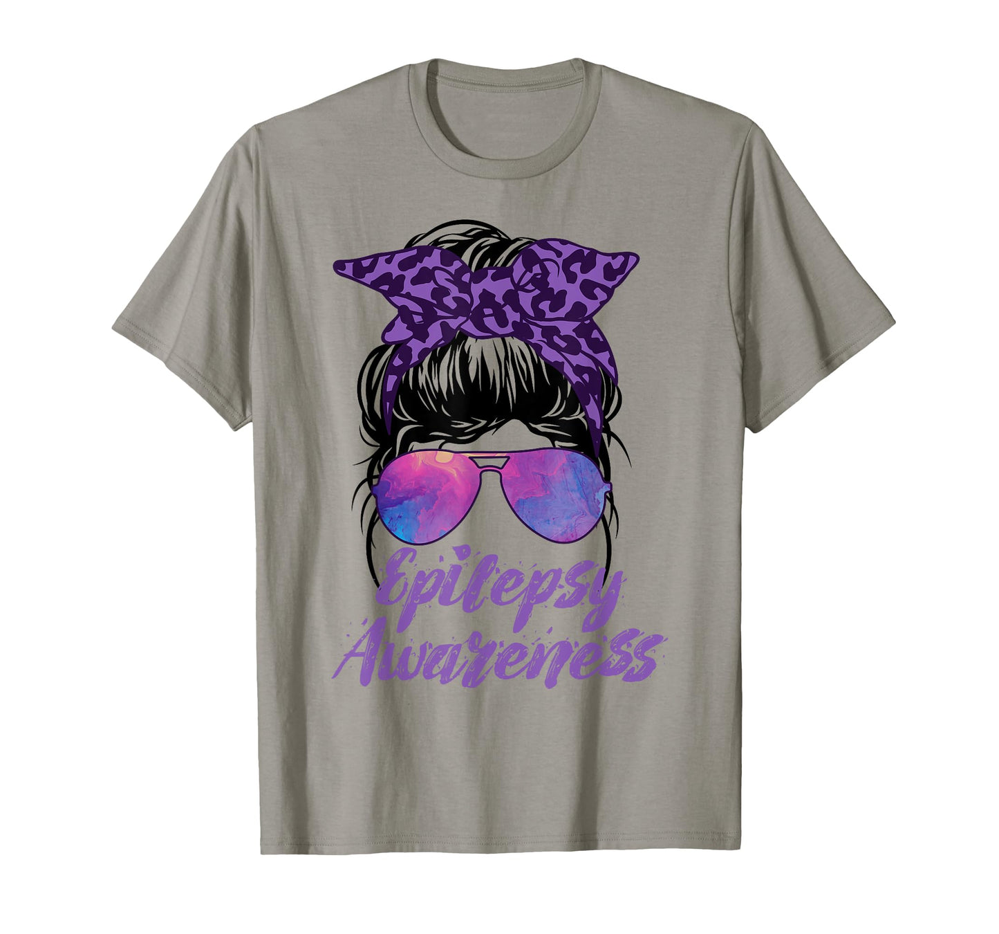 I Wear Purple For Epilepsy Awareness T-Shirt