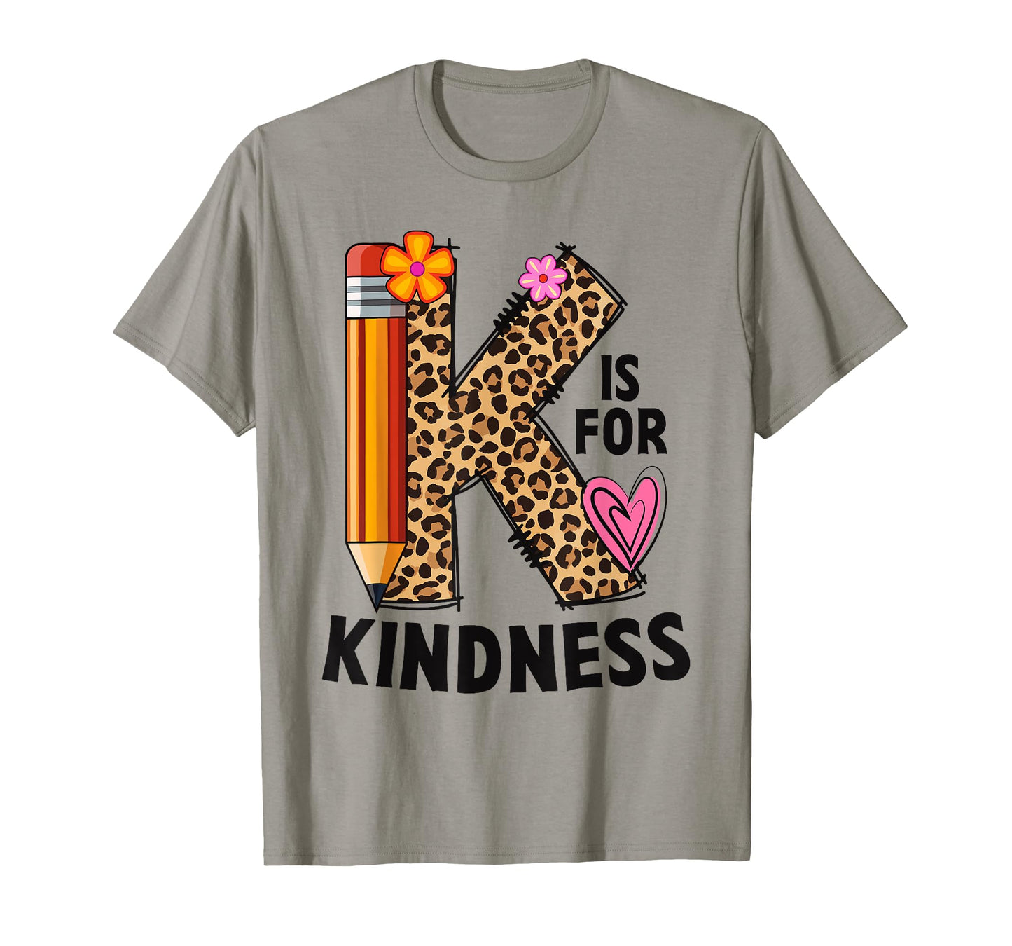 K is for Kindness Unity Day Teacher Kids T-Shirt