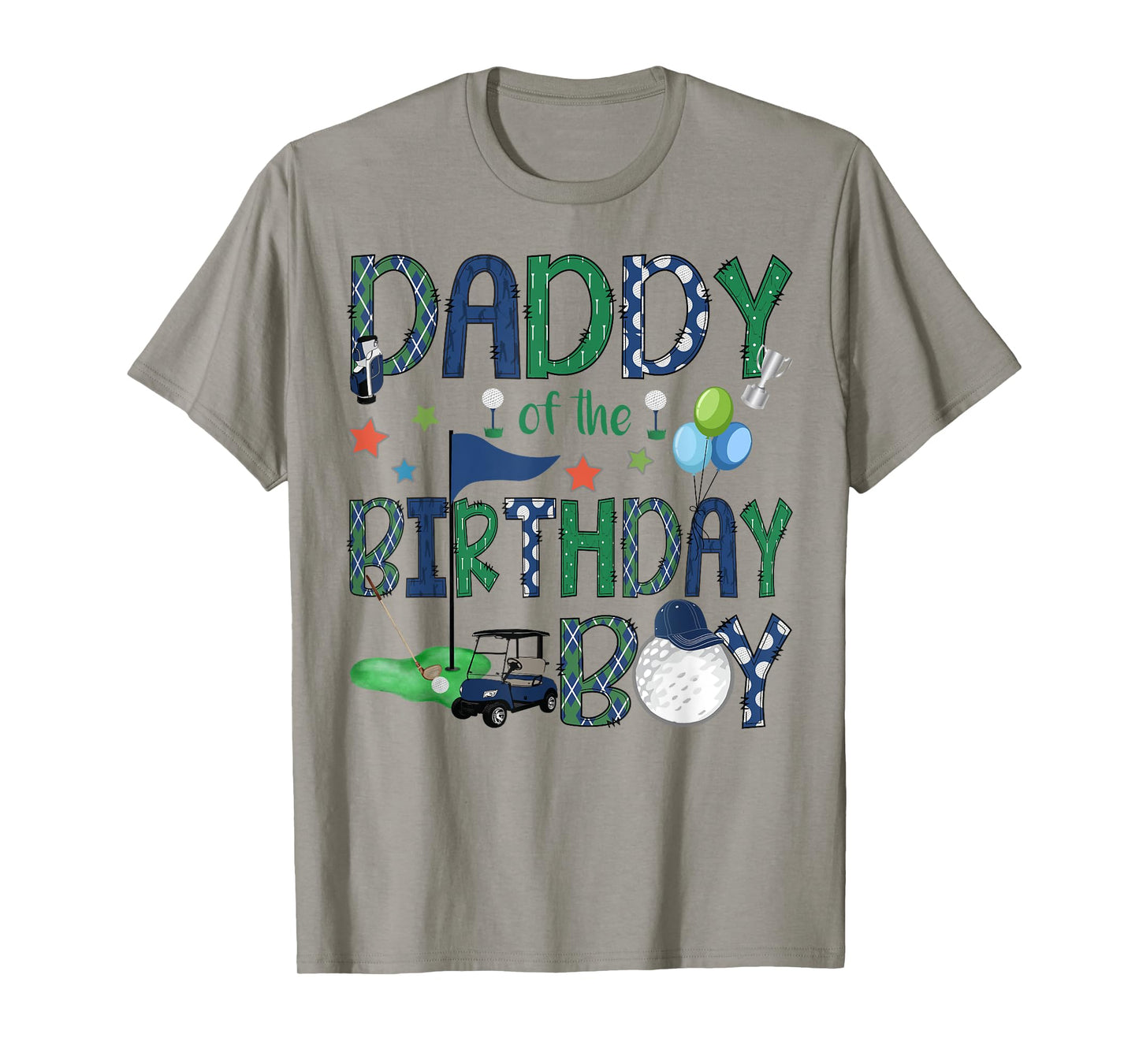 Daddy Of The Birthday Boy Hole In One Golf Lover T-Shirt