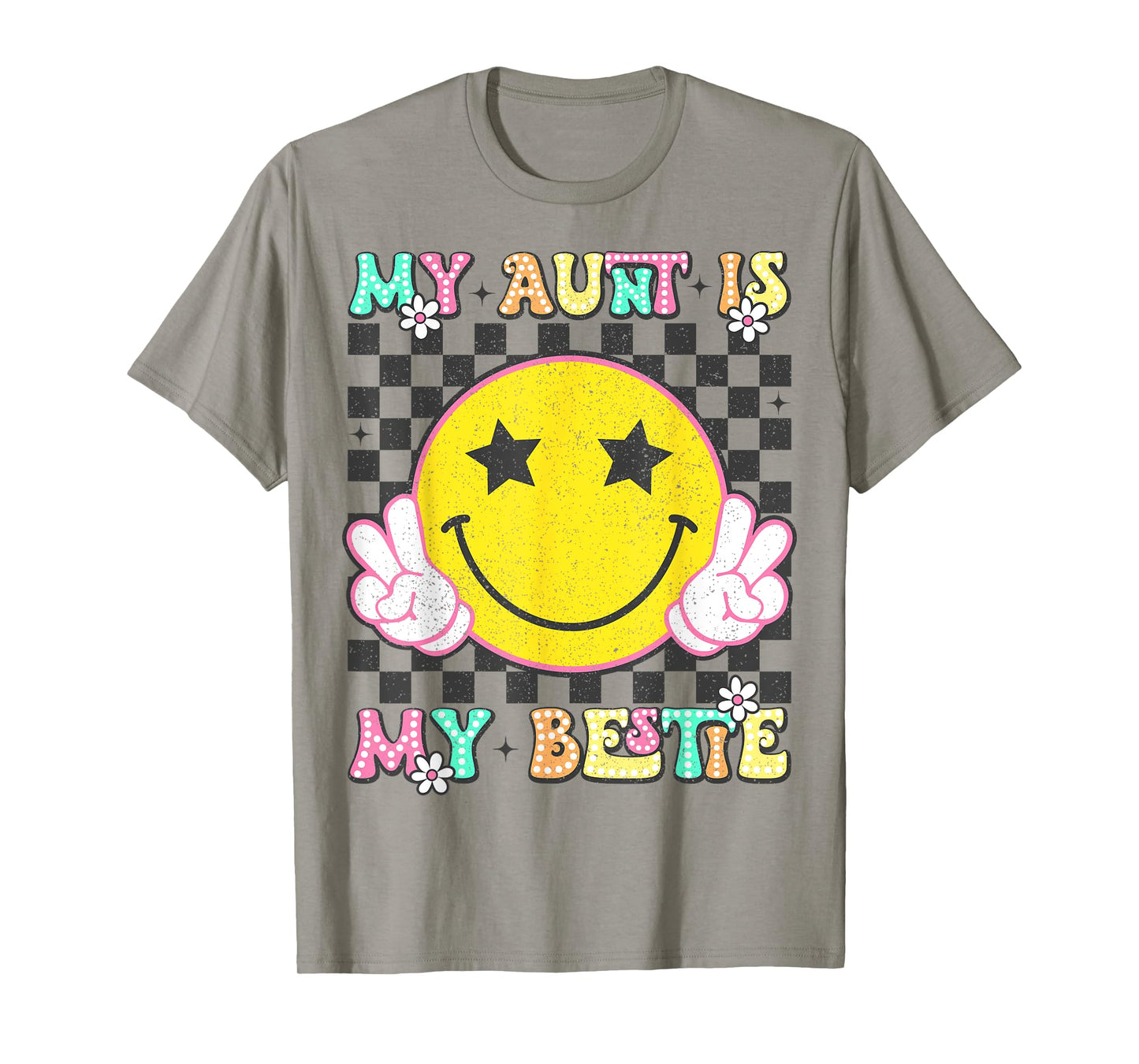 Retro My Aunt is My Bestie Aunt And niece Matching T-Shirt