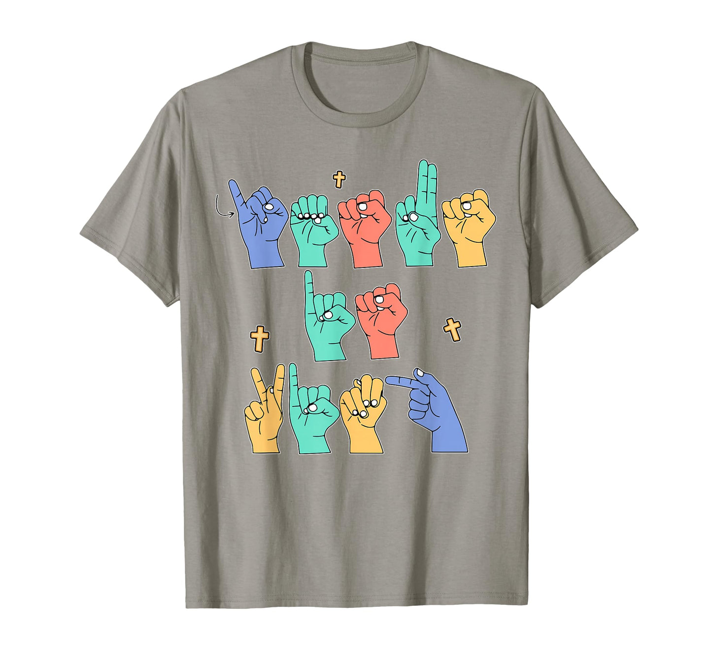ASL Jesus Is King Christian Jesus Toddler God Son Sister Mom T-Shirt