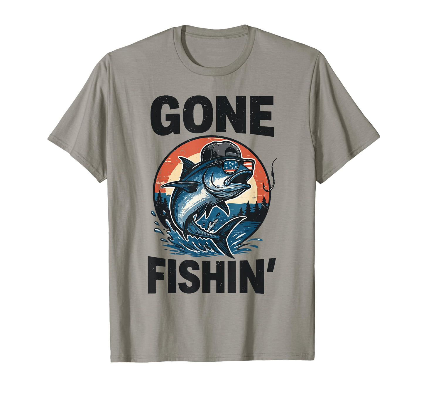 Bluefin Tuna Gone Fishing Youth Boy Toddler Funny Deep Sea T-Shirt
