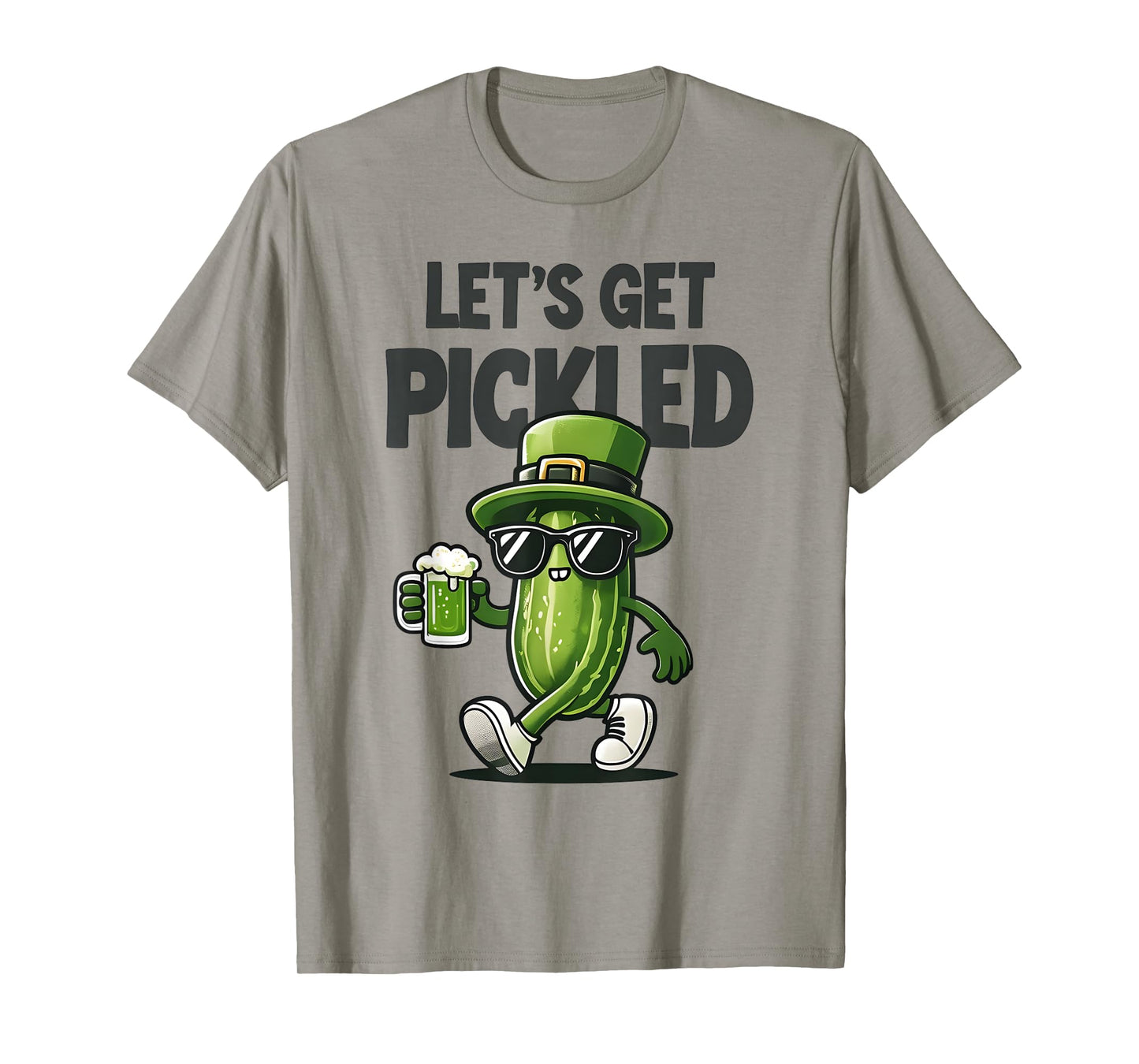 Let's Get Pickled Pickle Aesthetic St Patricks Day T-Shirt