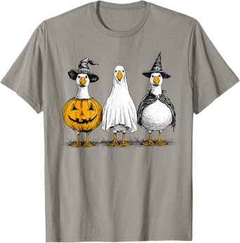 Coquette Boo Ghost Goose, Halloween Goose Costume T-Shirt
