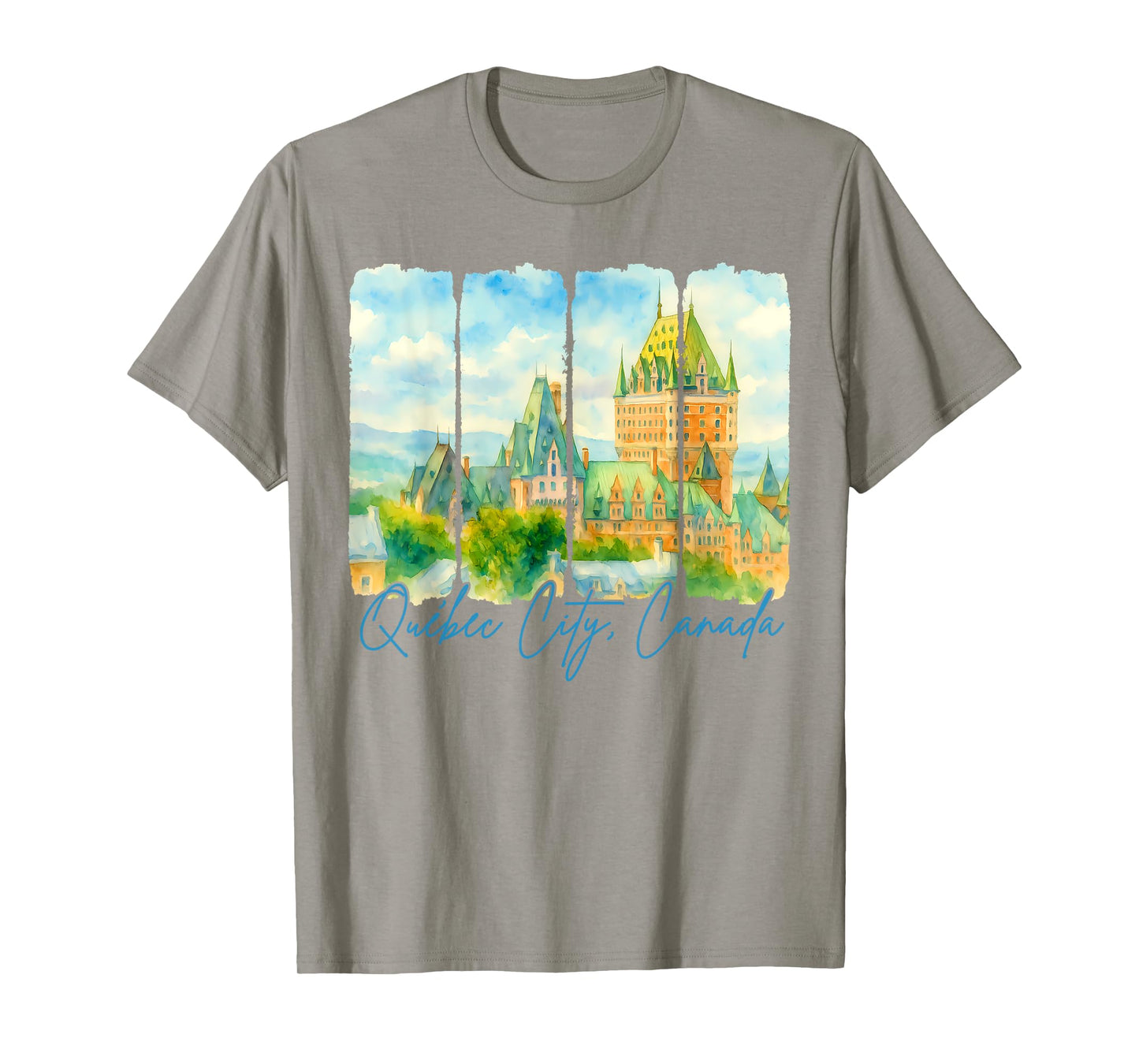 Quebec City Canada Traveling Brushstroke Meet Me In Quebec T-Shirt