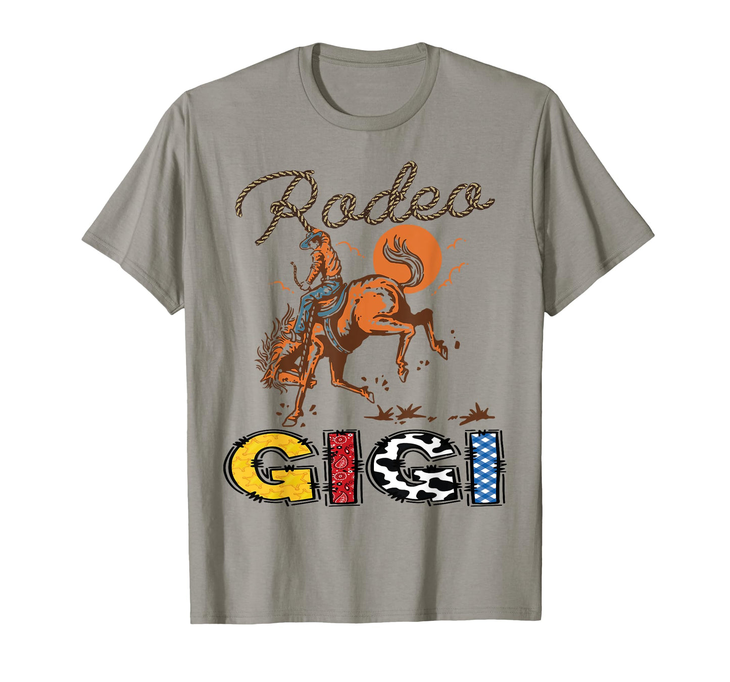 Rodeo Gigi Cowboy Cowgirl Birthday Matching Family T-Shirt