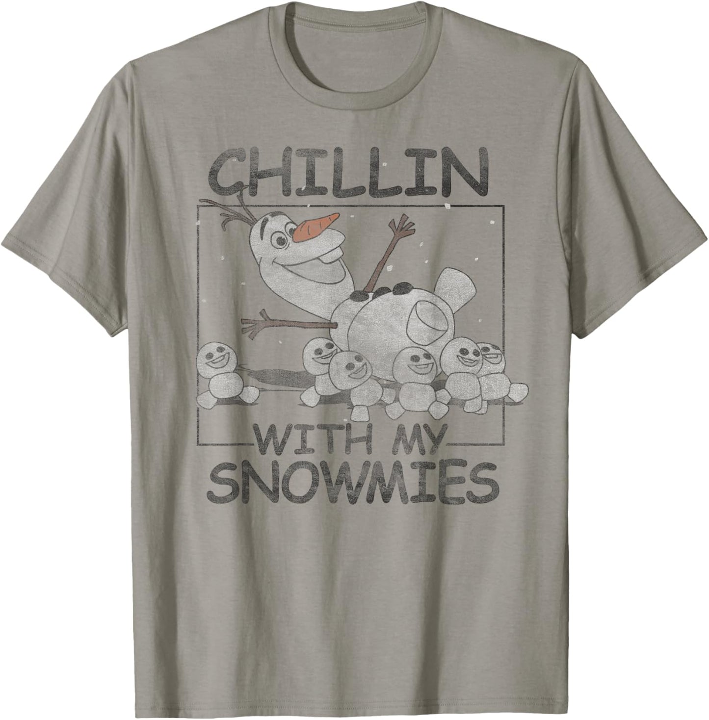 Disney Frozen Olaf Chillin With My Snowmies Portrait T-Shirt