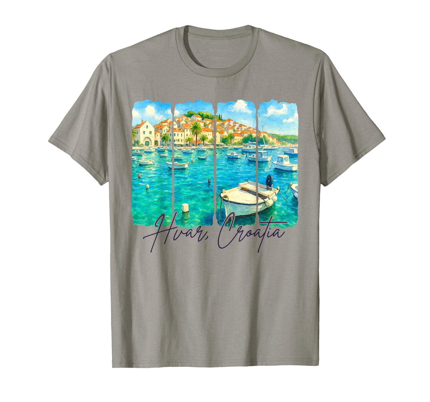 Hvar Croatia Traveling Brushstroke Meet Me In Hvar Souvenir T-Shirt