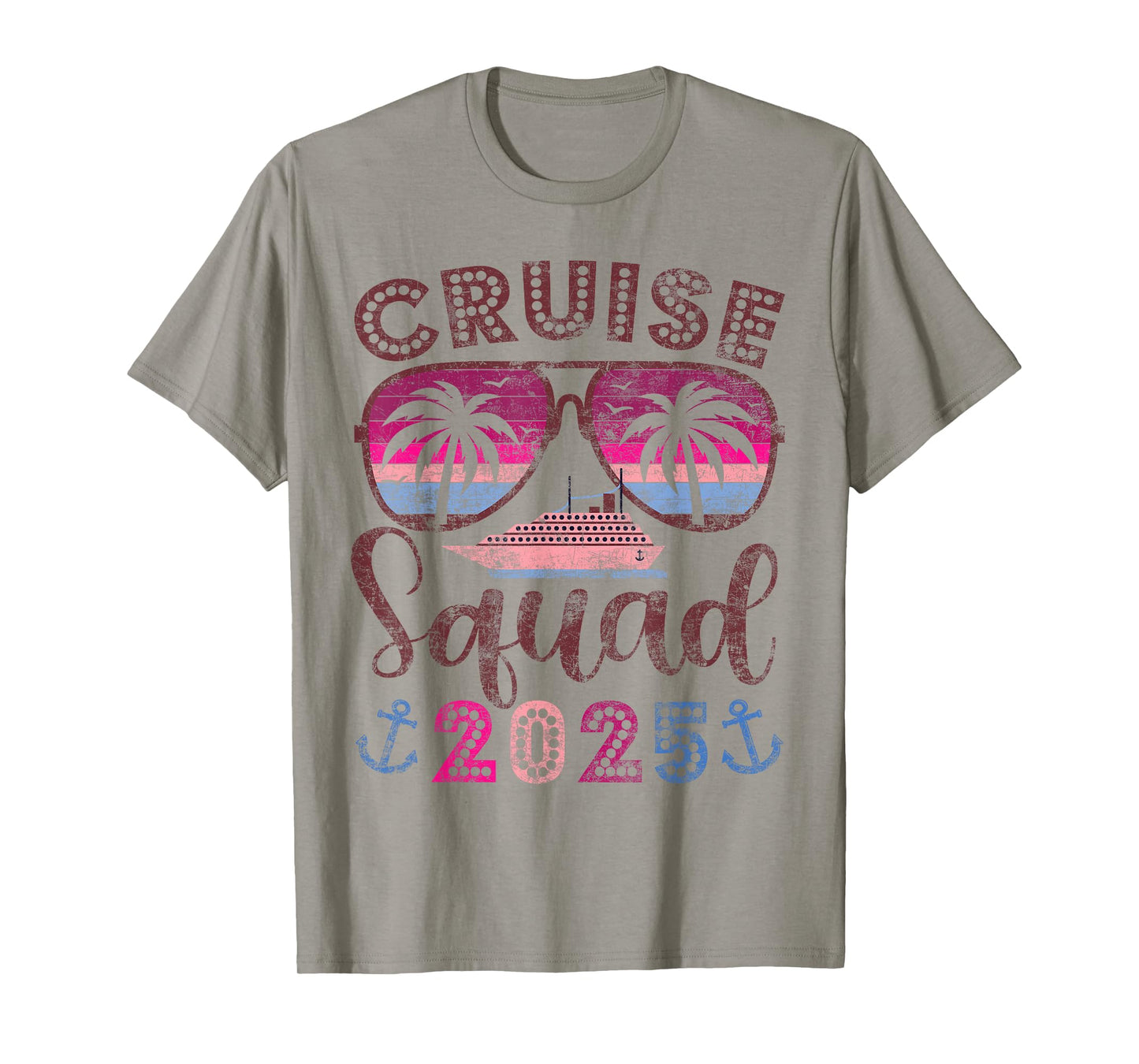 Cruise Squad 2025 Family Friends Vacation Matching Group T-Shirt