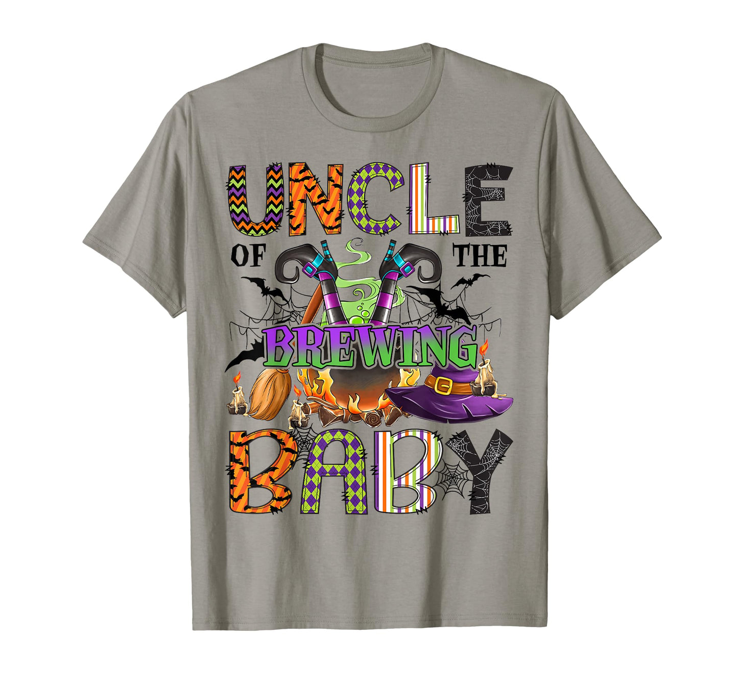 Uncle of Brewing Baby Halloween One Spooky Uncle T-Shirt