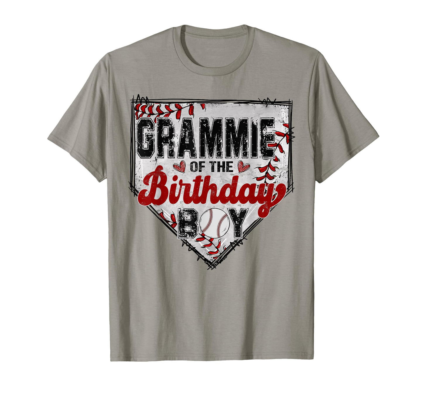 Grammie Of The Birthday Boy Baseball Lover Family Matching T-Shirt