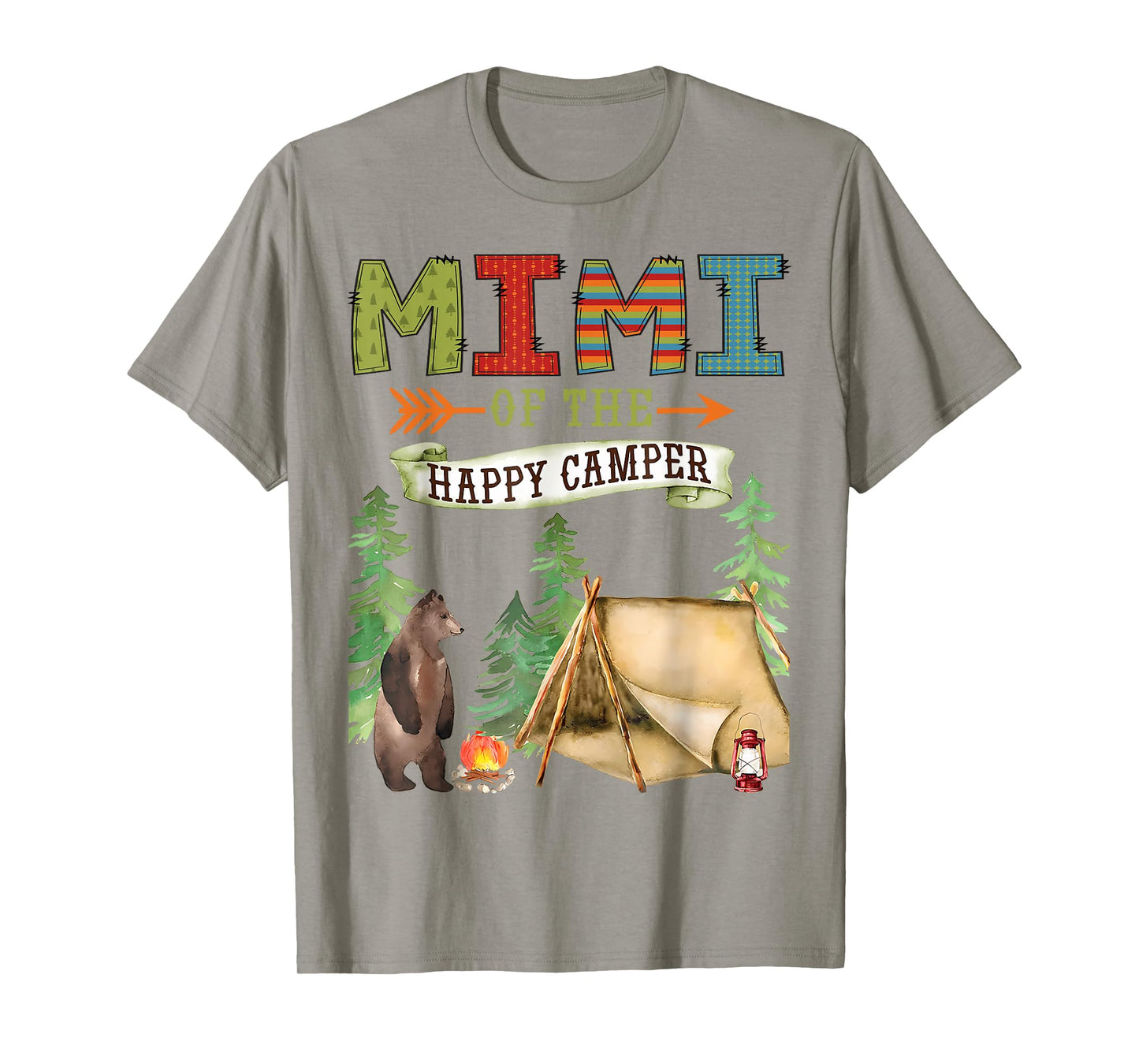 Mimi of The Happy Camper First Birthday Camping T-Shirt