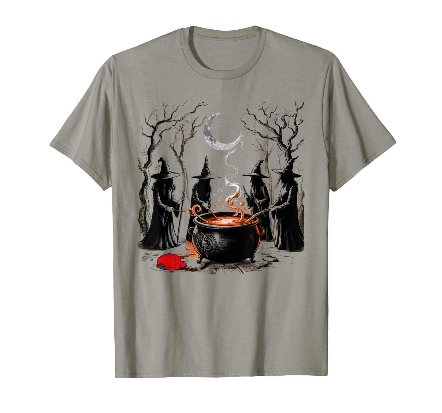 Spooky Witch Halloween Anti-Trump Feminist Women Rights T-Shirt