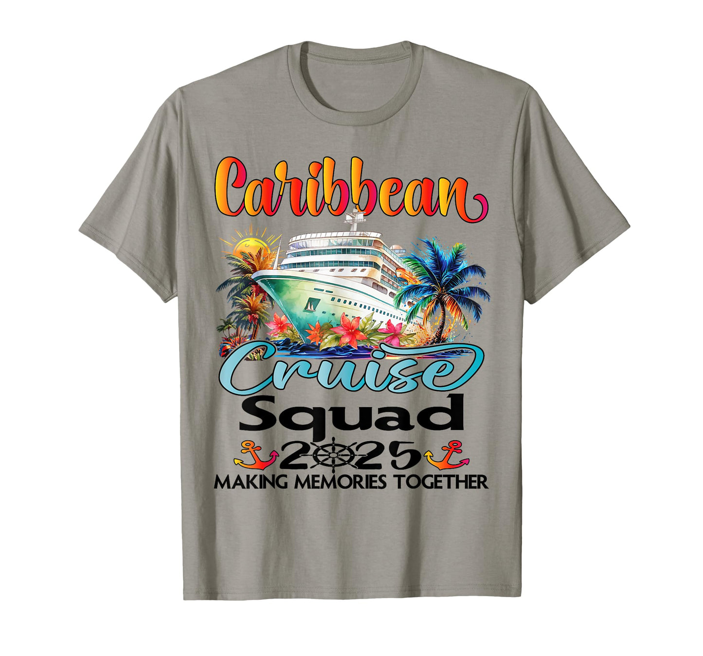 Caribbean Cruise Squad 2025 Caribbean Friend Family Cruise T-Shirt