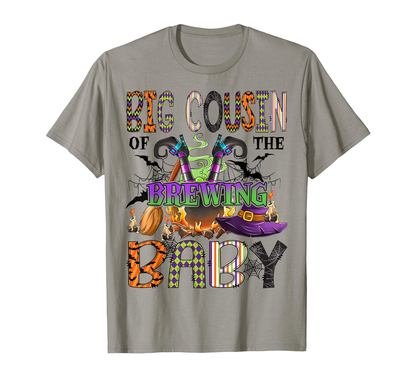 Big Cousin of Brewing Baby Halloween One Spooky Big Cousin T-Shirt