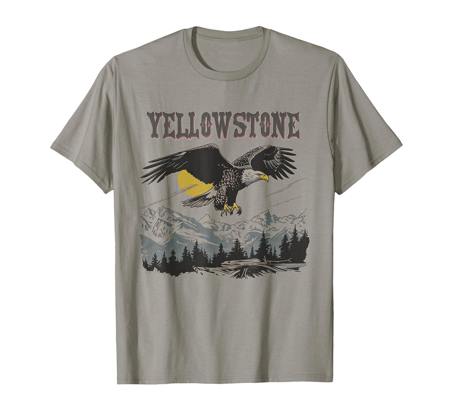 Yellowstone - US National Park Vintage Men Women Kids Retro T-Shirt