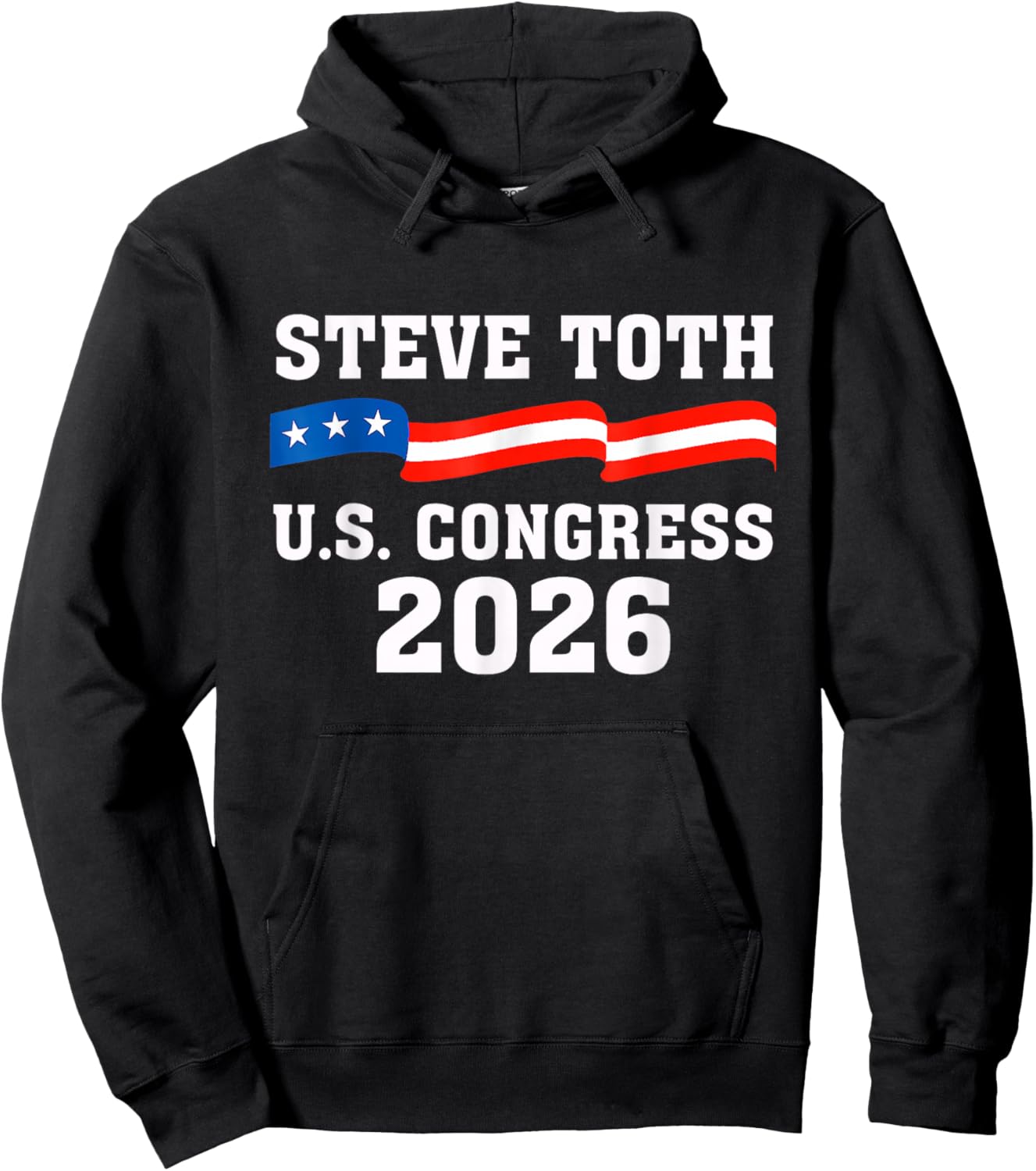 Steve Toth 2026 for Congress Texas TX-02 T-Shirt - Hoodie | Black