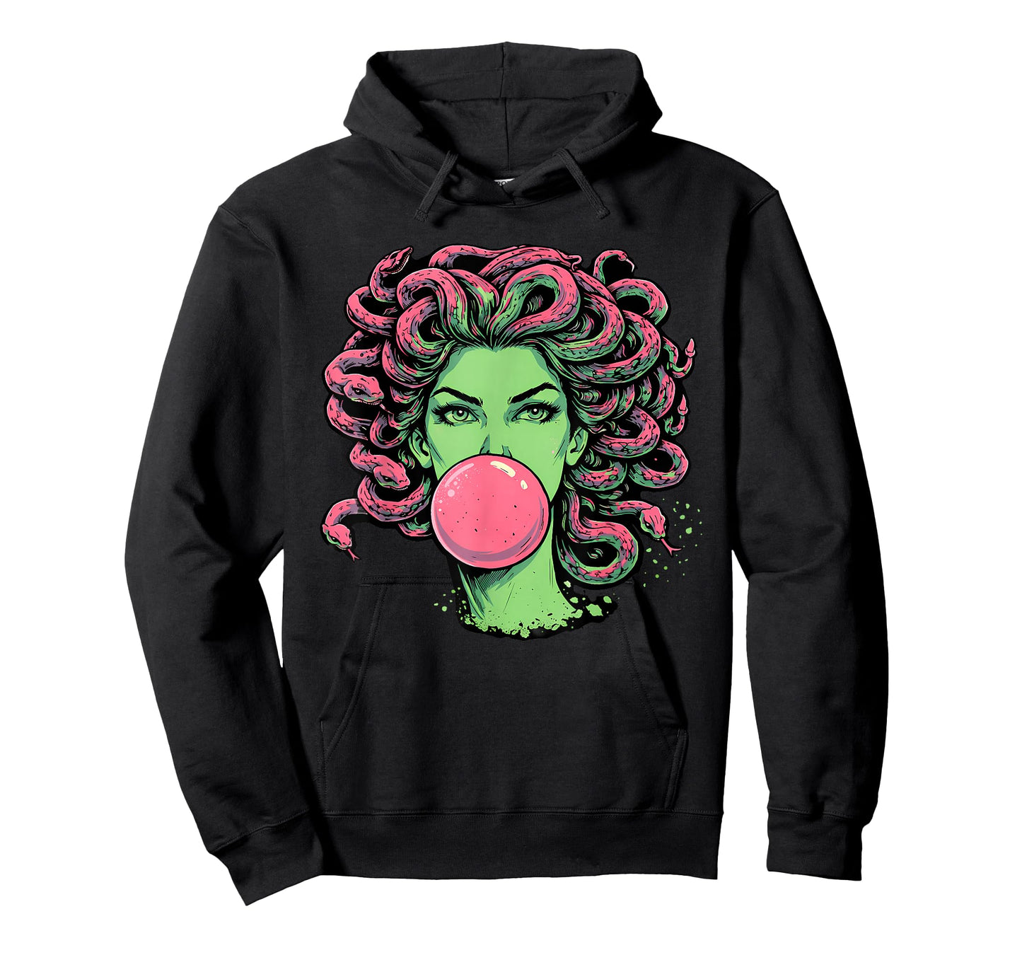 Medusa Bubblegum Greek Mythological Snake Hair Goddess T-Shirt