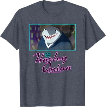 Harley Quinn King Shark Close-up T-Shirt