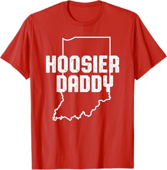 Indiana Hoosier Dad T-Shirt