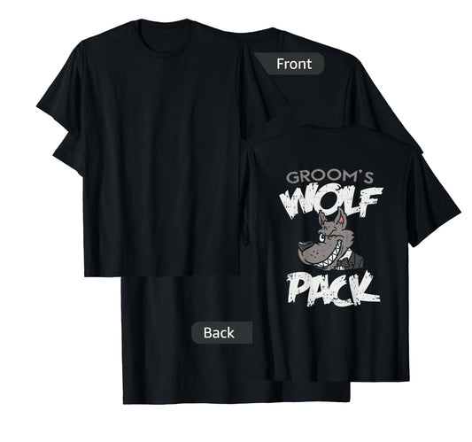 Bachelor Party T Shirts, Wolf Pack Member Graphic Tees